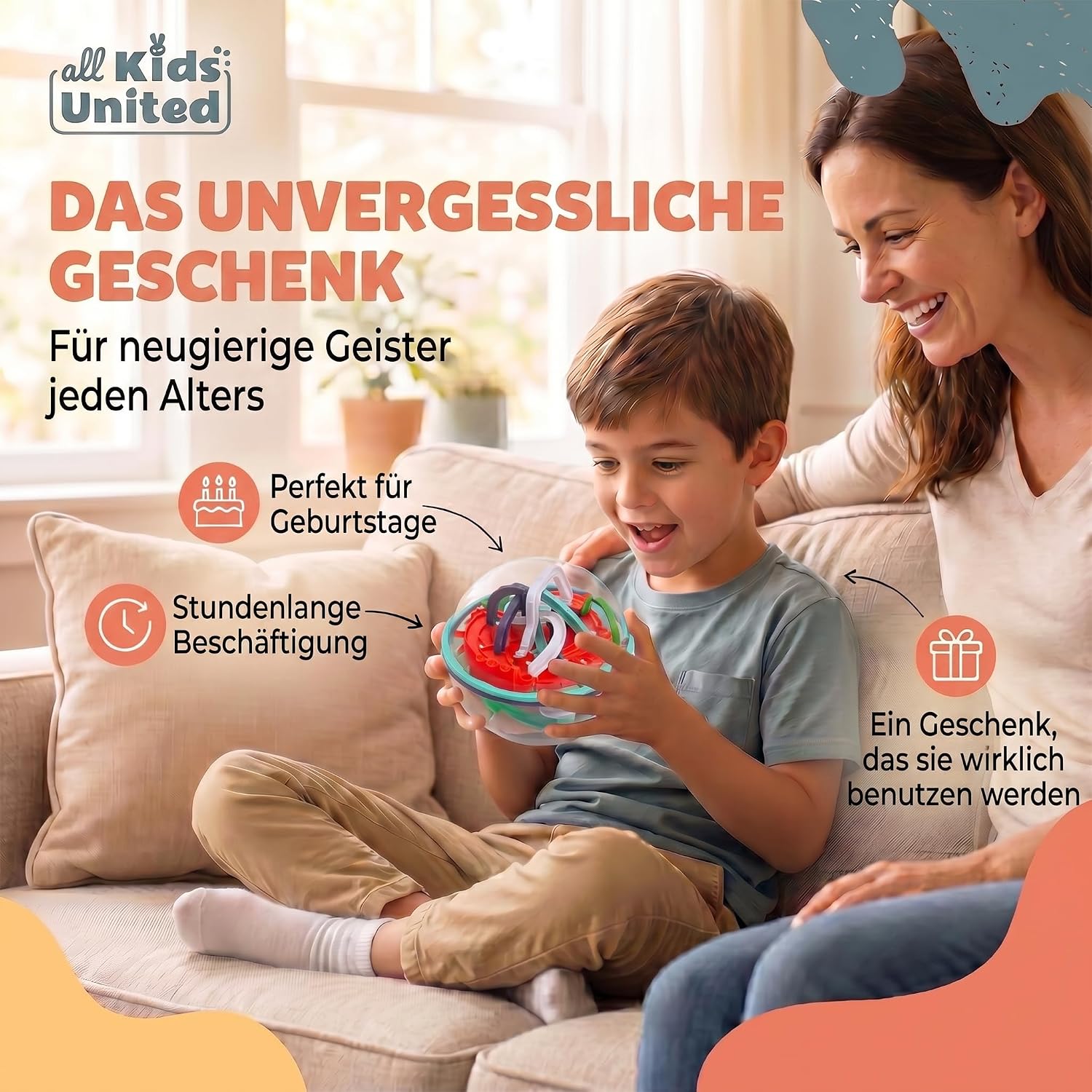 3D Kugel Labyrinth Puzzle – Magic Maze Geschicklichkeitsspiel