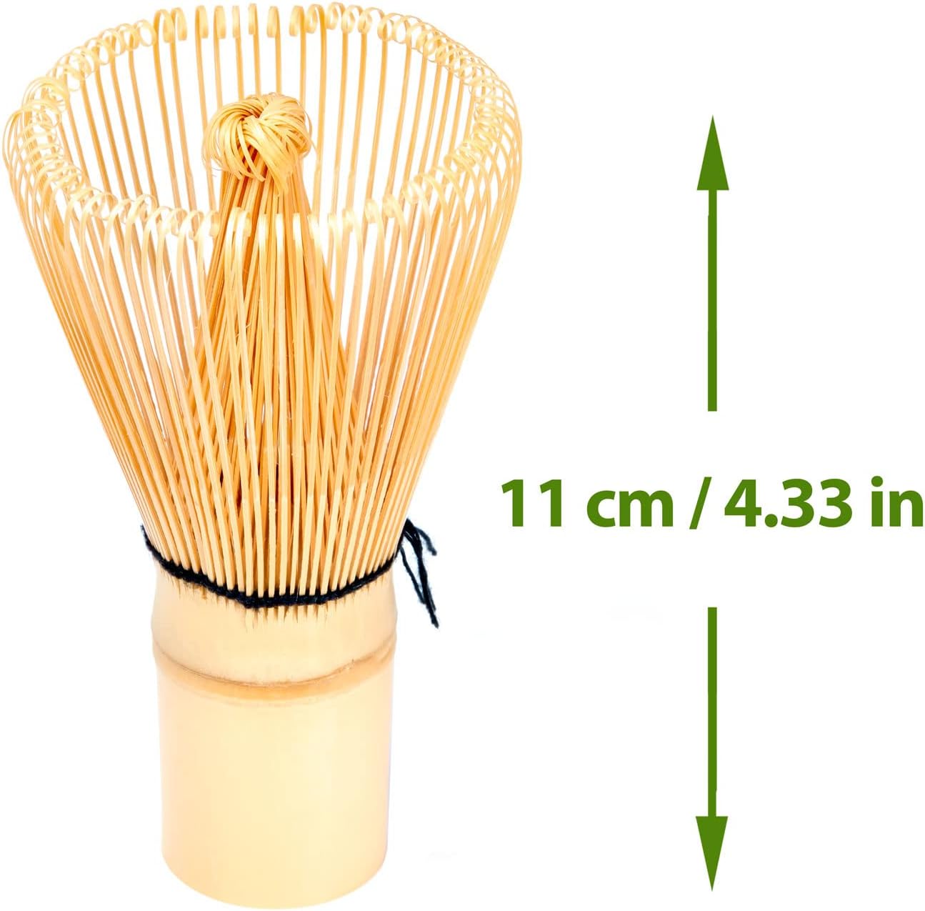 Matcha-Besen Chasen aus Bambus - 100 Borsten für perfekten Schaum