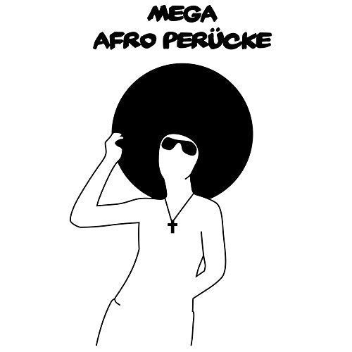 XXL Afroperücke - Voluminöse Rastaperücke für Kostüme & Partys
