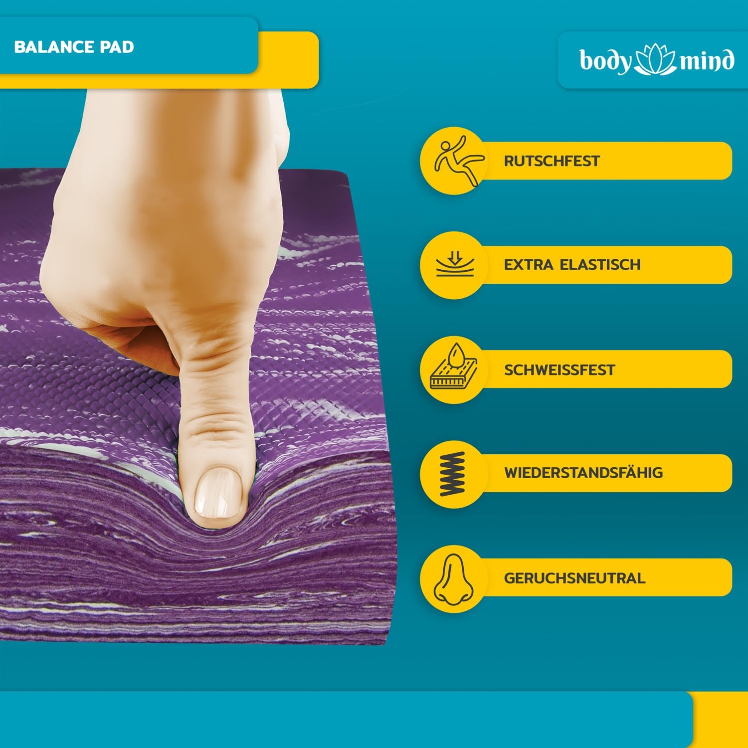 Balance-Pad – Rutschfestes Balancekissen für Stabilität & Training