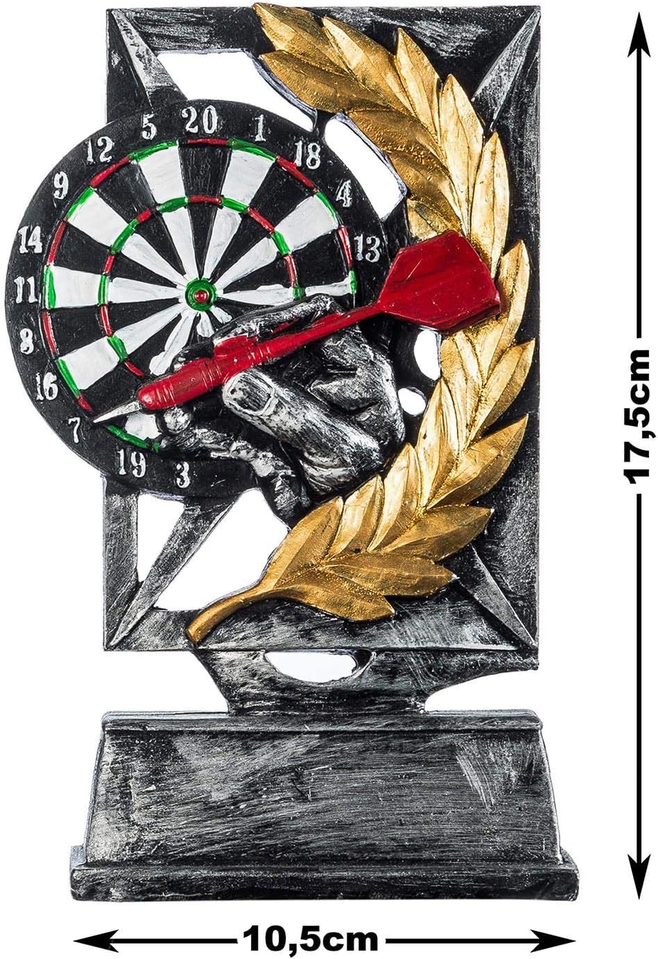 Dart Trophäe - Siegerpokal für Dart-Turniere & Vereinsmeister