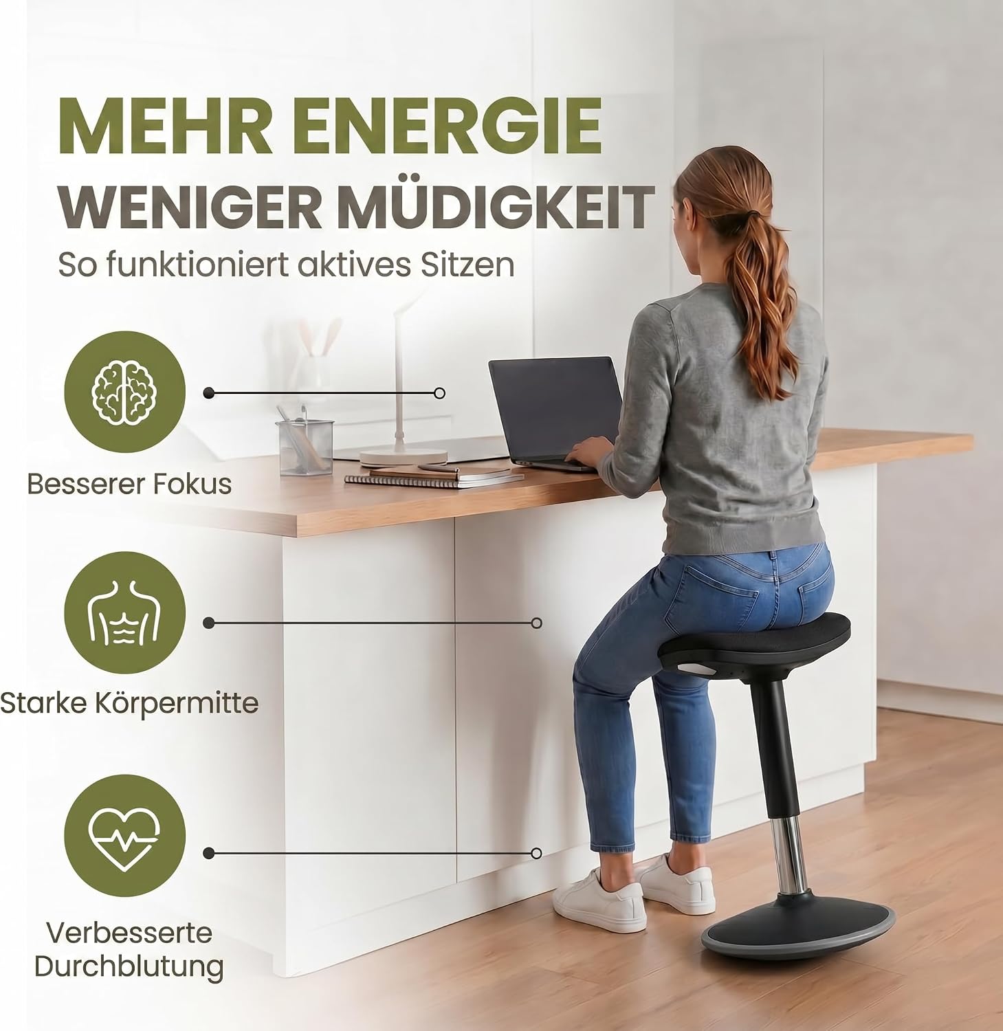 Gepolsterte Stehhilfe