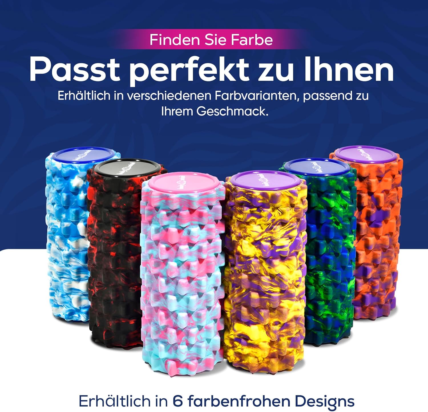 Body & Mind Faszienrolle – Massage-Rolle für Faszientraining