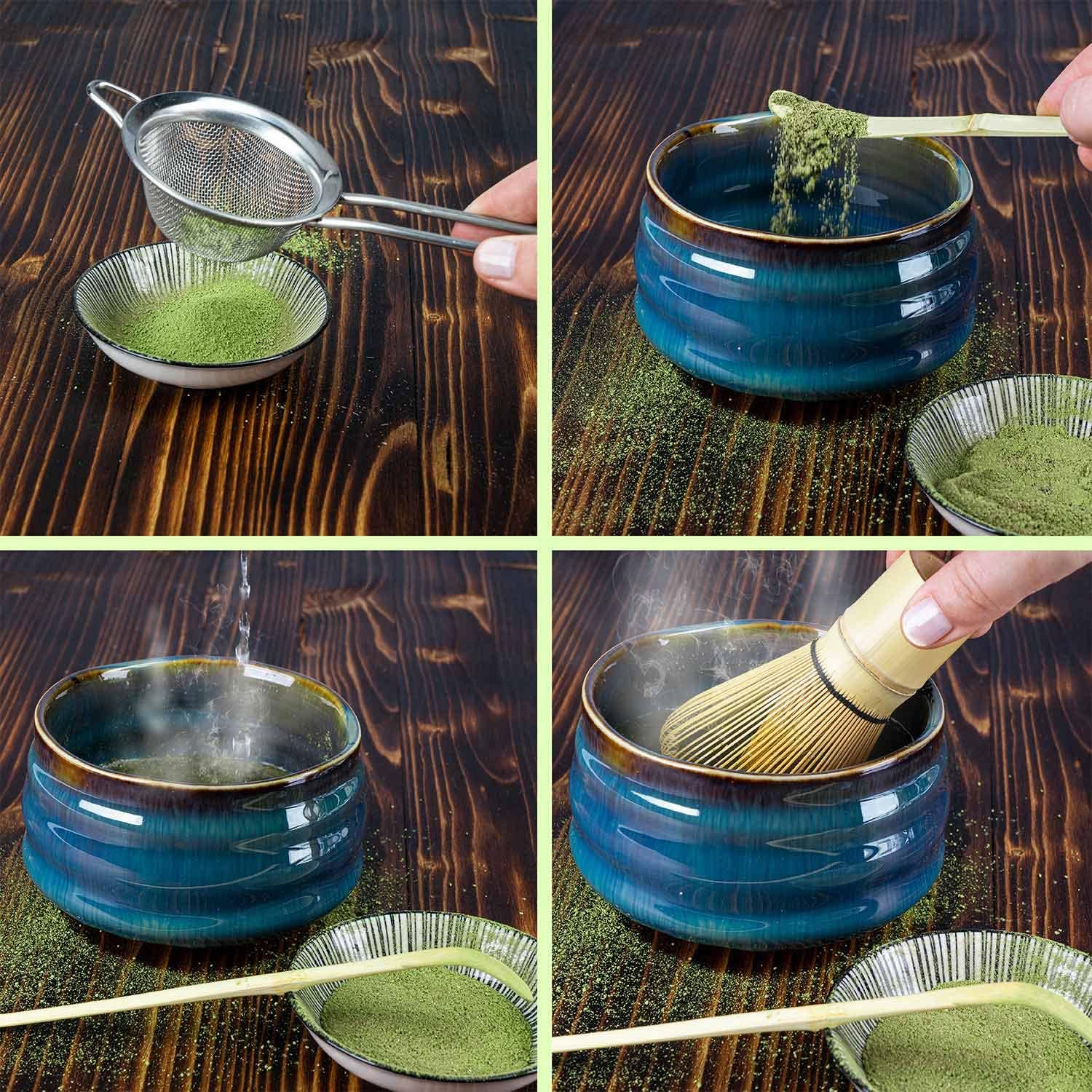 Luxus Matcha Tee-Set Deluxe - Traditionelles Teezeremonie-Set
