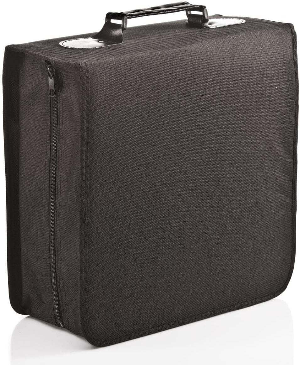 CD-Tasche für 240 CDs & DVDs - Robuster Disc-Organizer mit Reißverschluss
