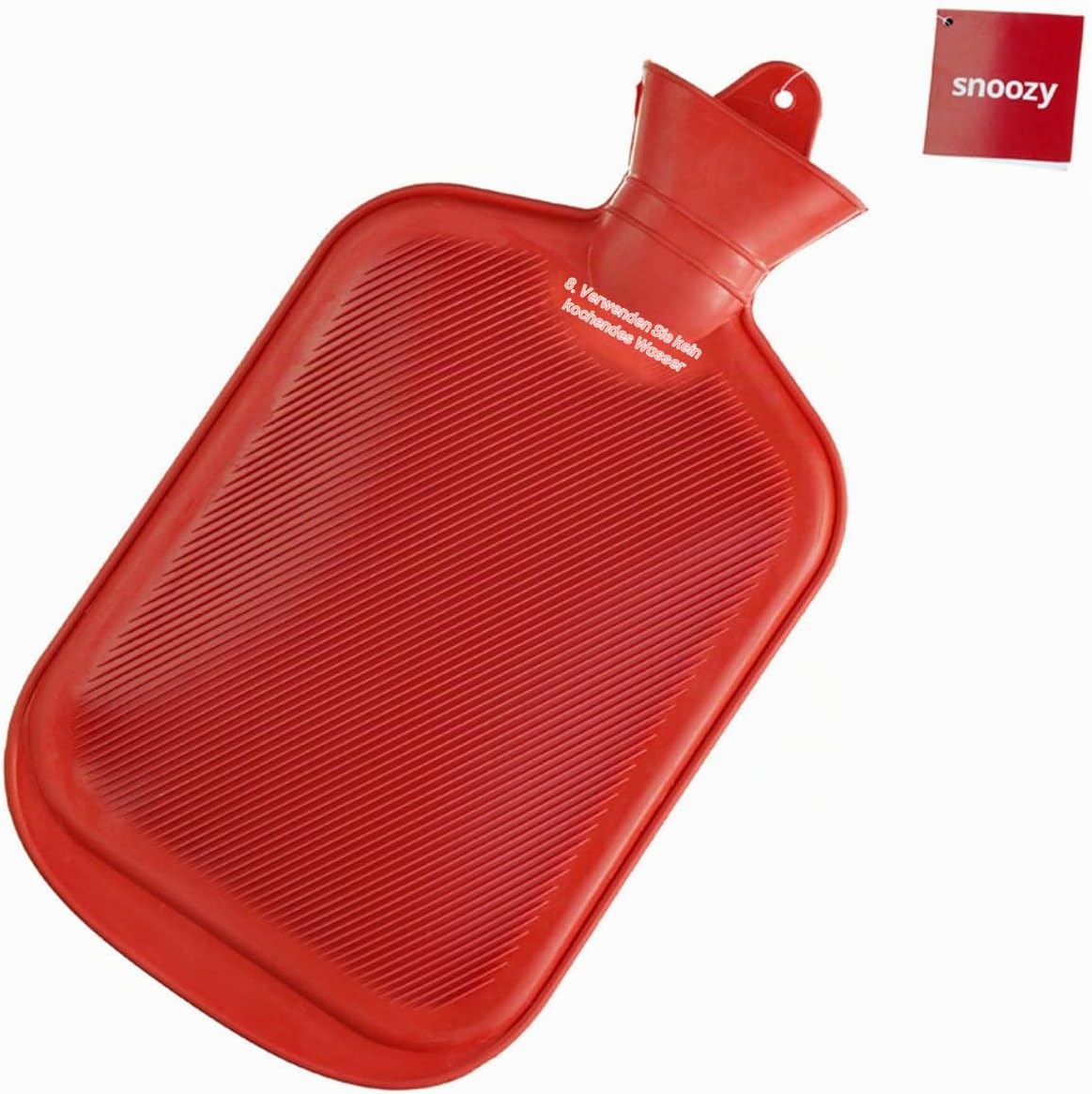 Snoozy® 2L Wärmflasche mit Pirat-Bezug - Kuschelig & Langlebig