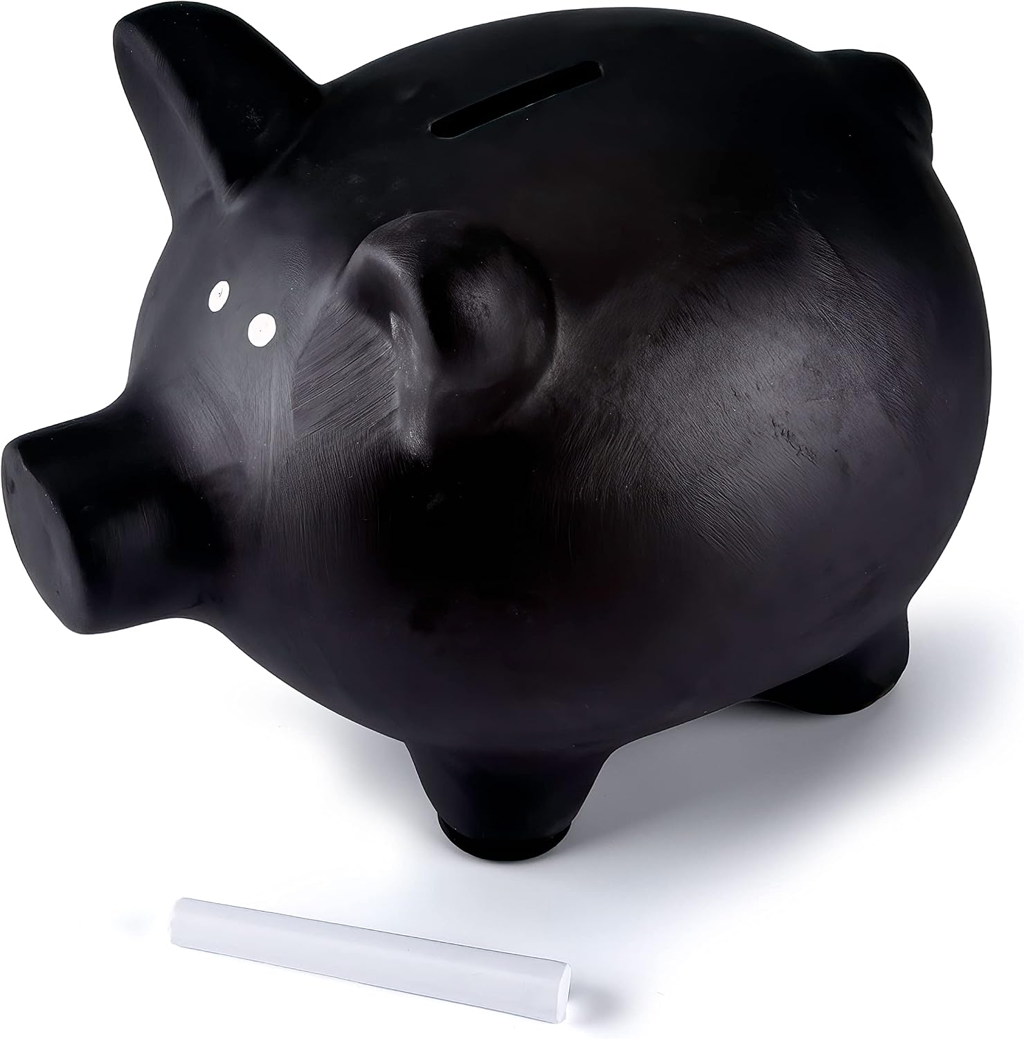 Keramik-Sparschwein zum Beschriften - Spardose mit Kreide
