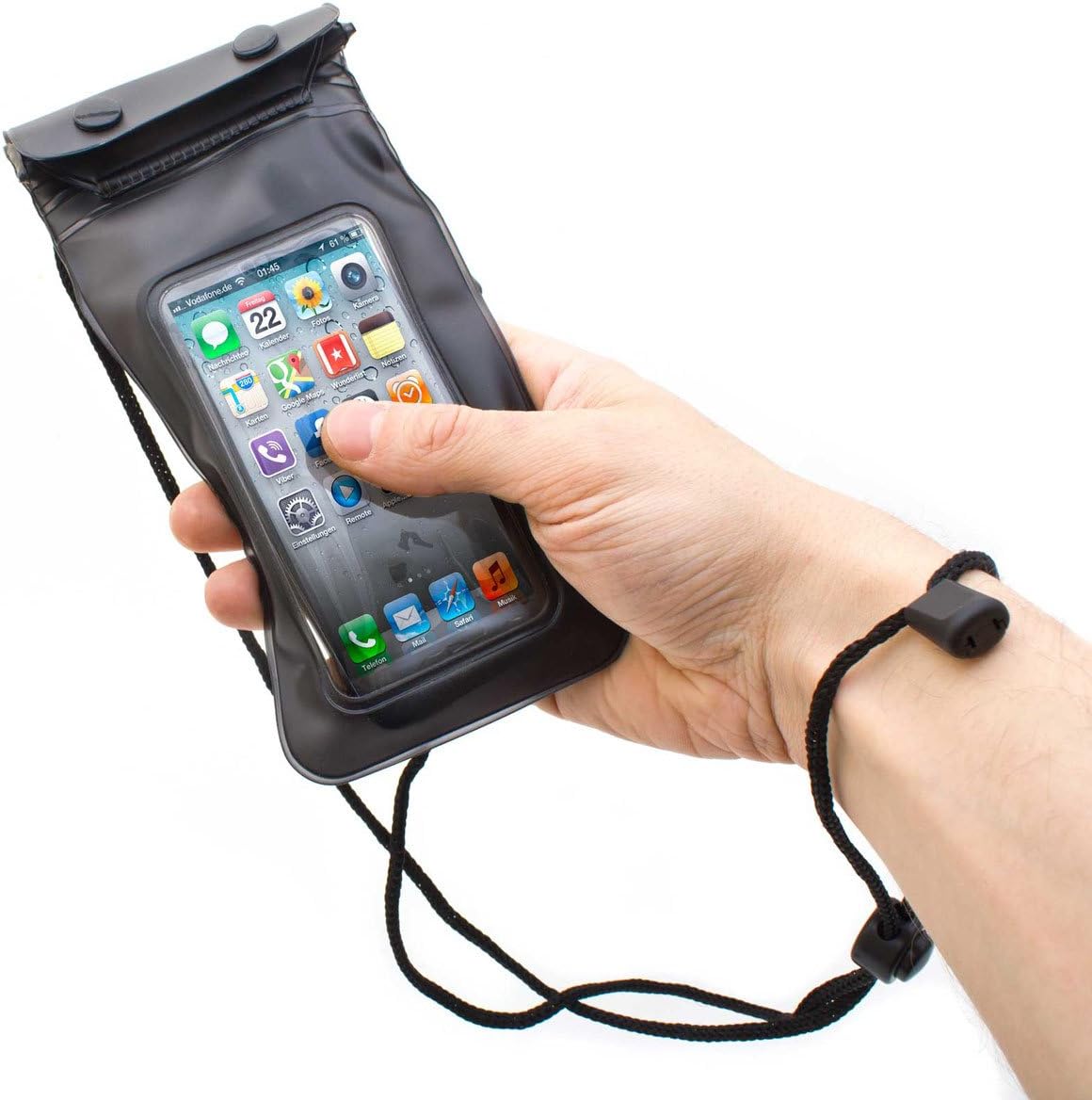Wasserfeste Handy-Hülle & Kopfhörer - IPX8 Schutz - Touch-sensitiv
