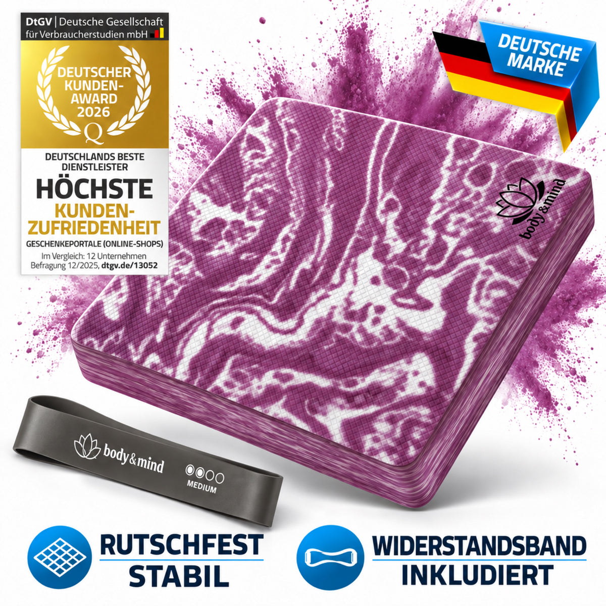 Balance-Pad – Rutschfestes Balancekissen für Stabilität & Training