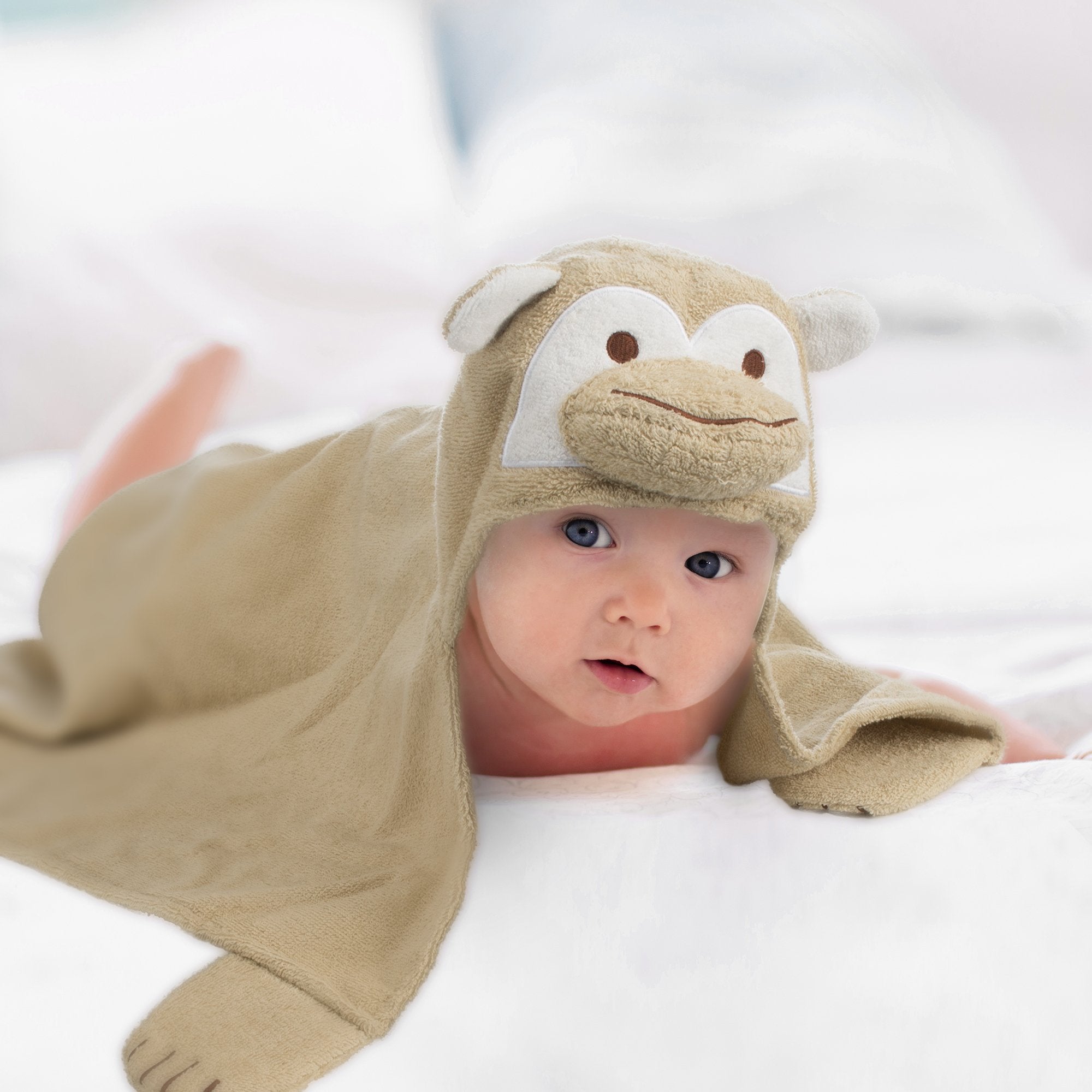 Baby-Kapuzenhandtuch-Affe