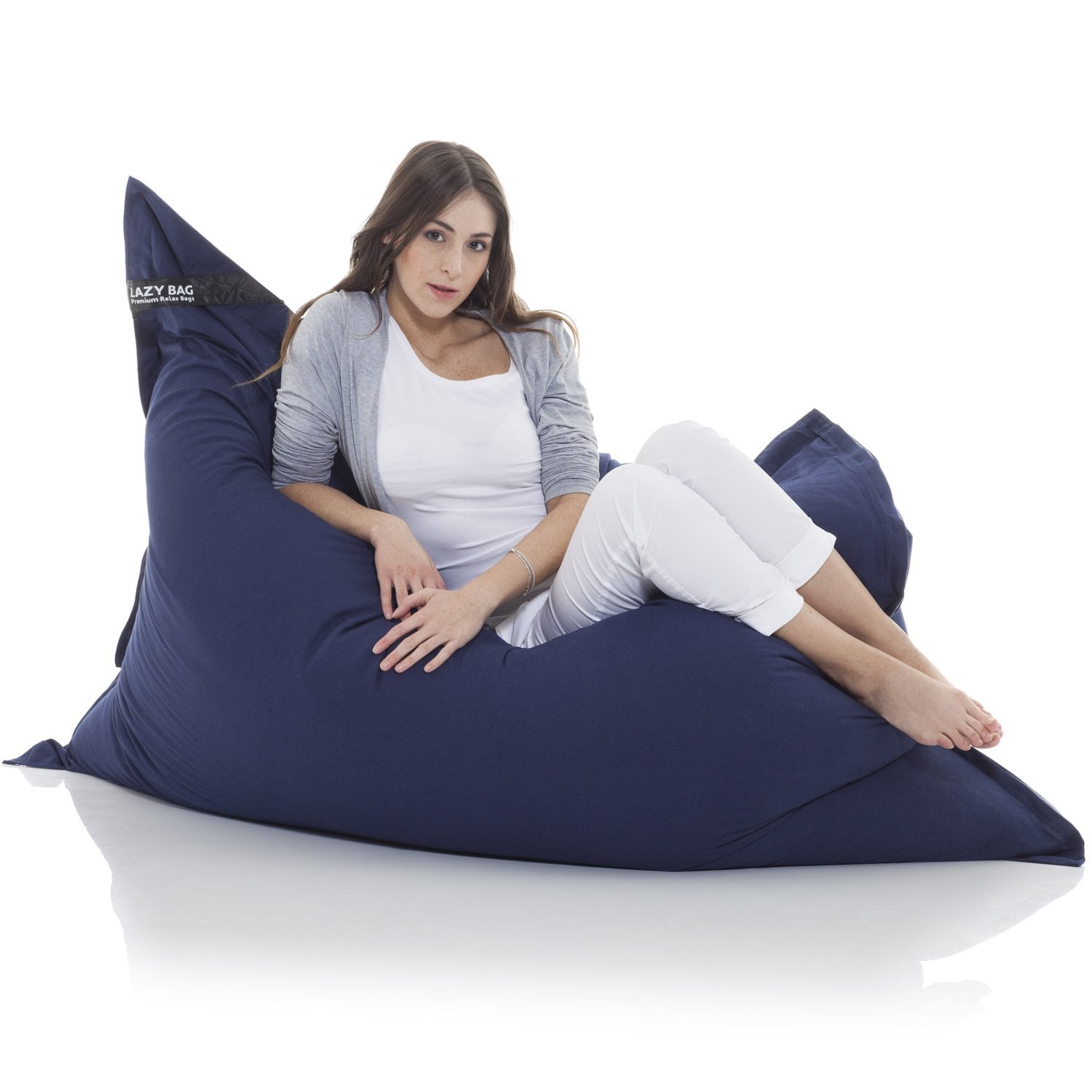 Blauer-Sitzsack