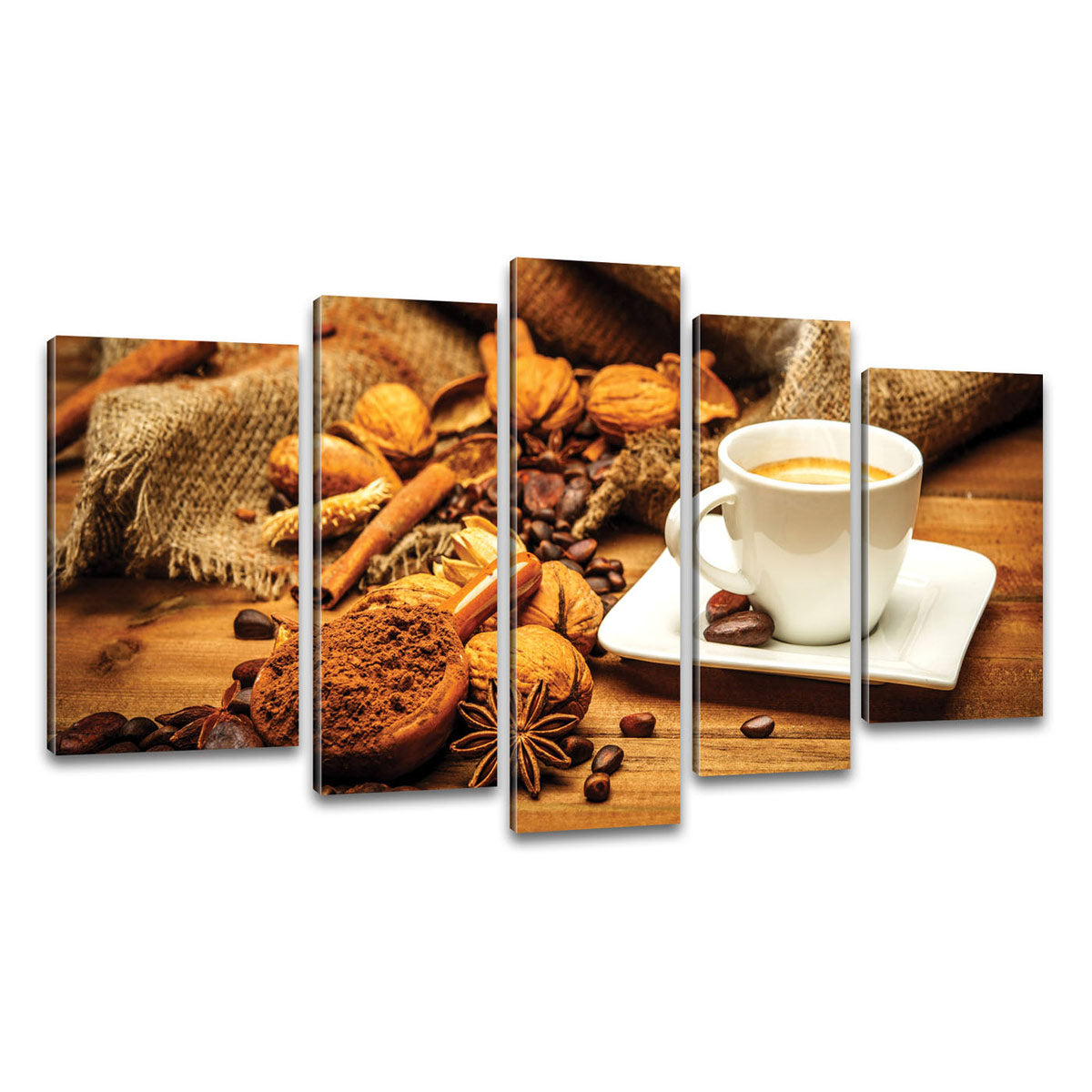 Cafe-auf-Leinwand-Kunstdruck