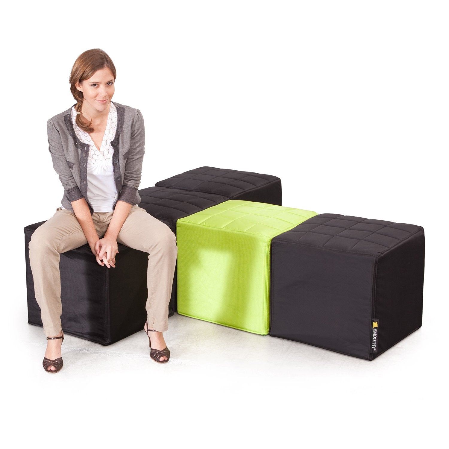 Cube-Sitzwurfel-Schwarz