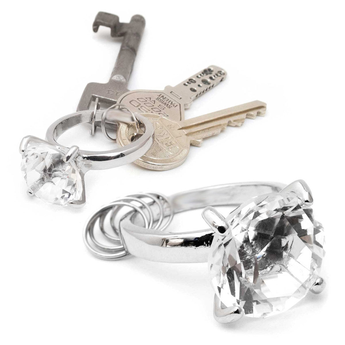 Diamant-Schluesselanhaenger-Schluesselring