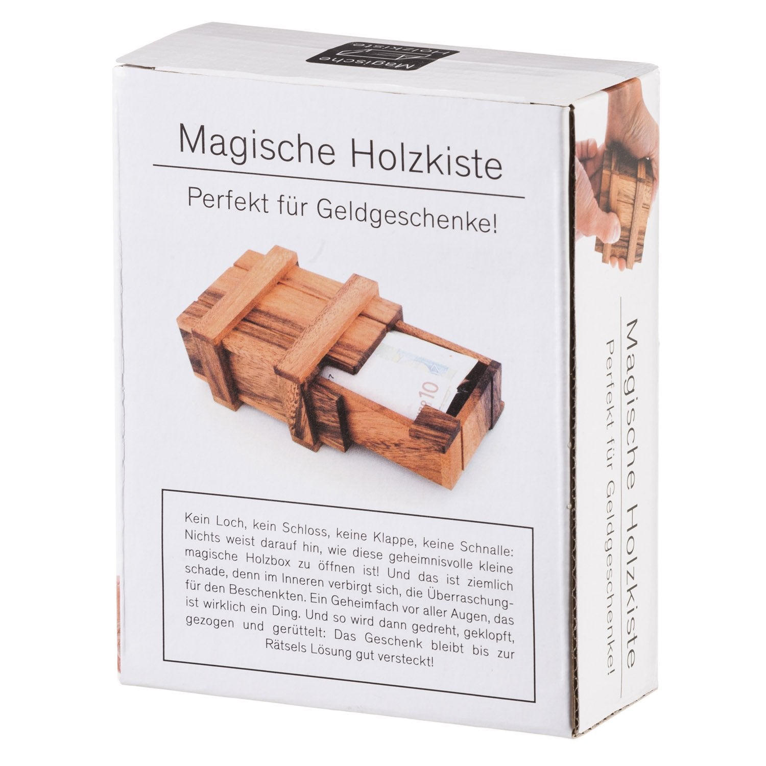 Holzkiste-Geldgeschenke
