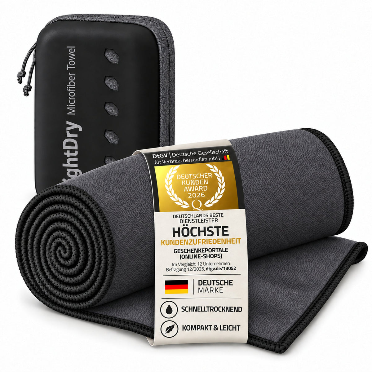 Sporthandtuch Dunkelgrau #Farbe_Dunkelgrau