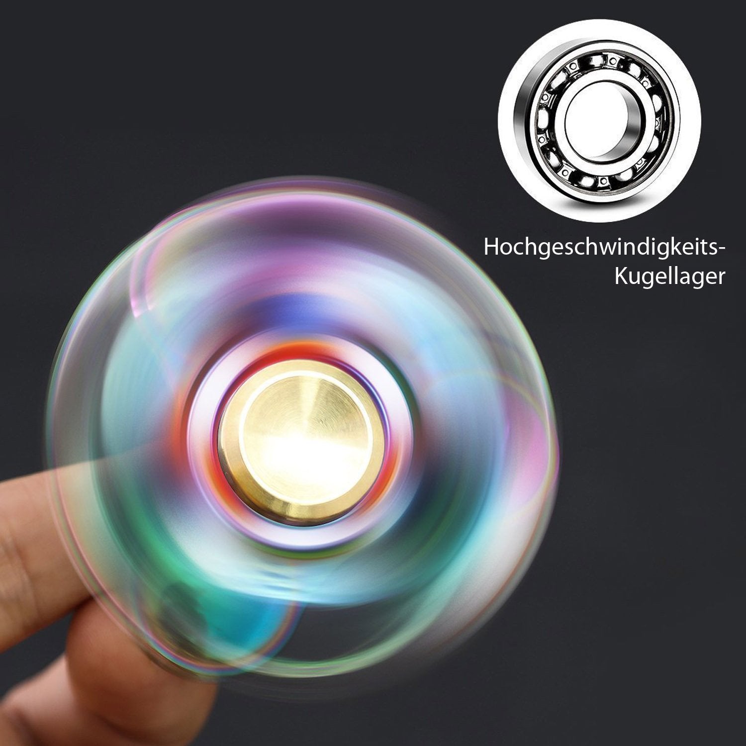 Luxus-Fidget-Spinner-mit-hochwertigem-Kugellager