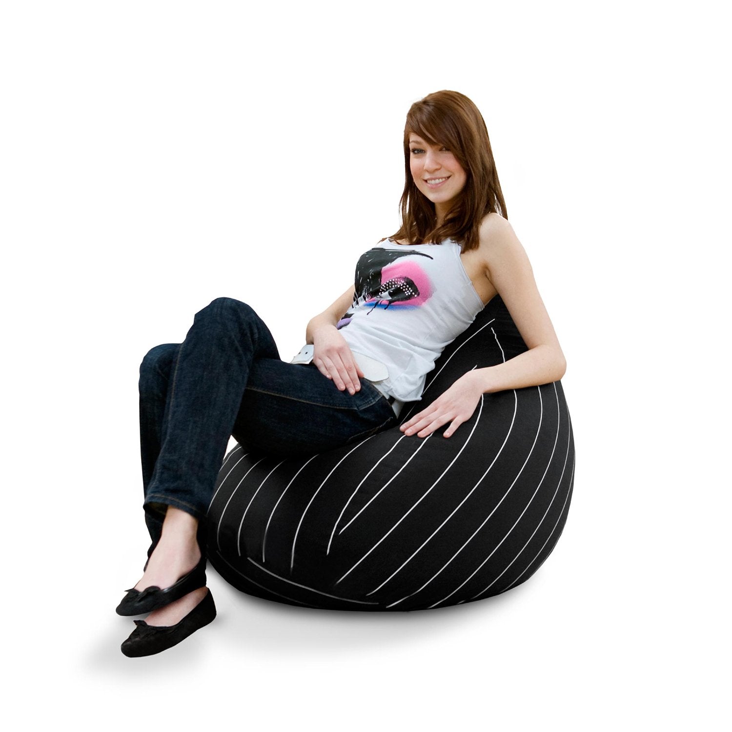 Sitzsack-Junior-Eggshell-Stripes