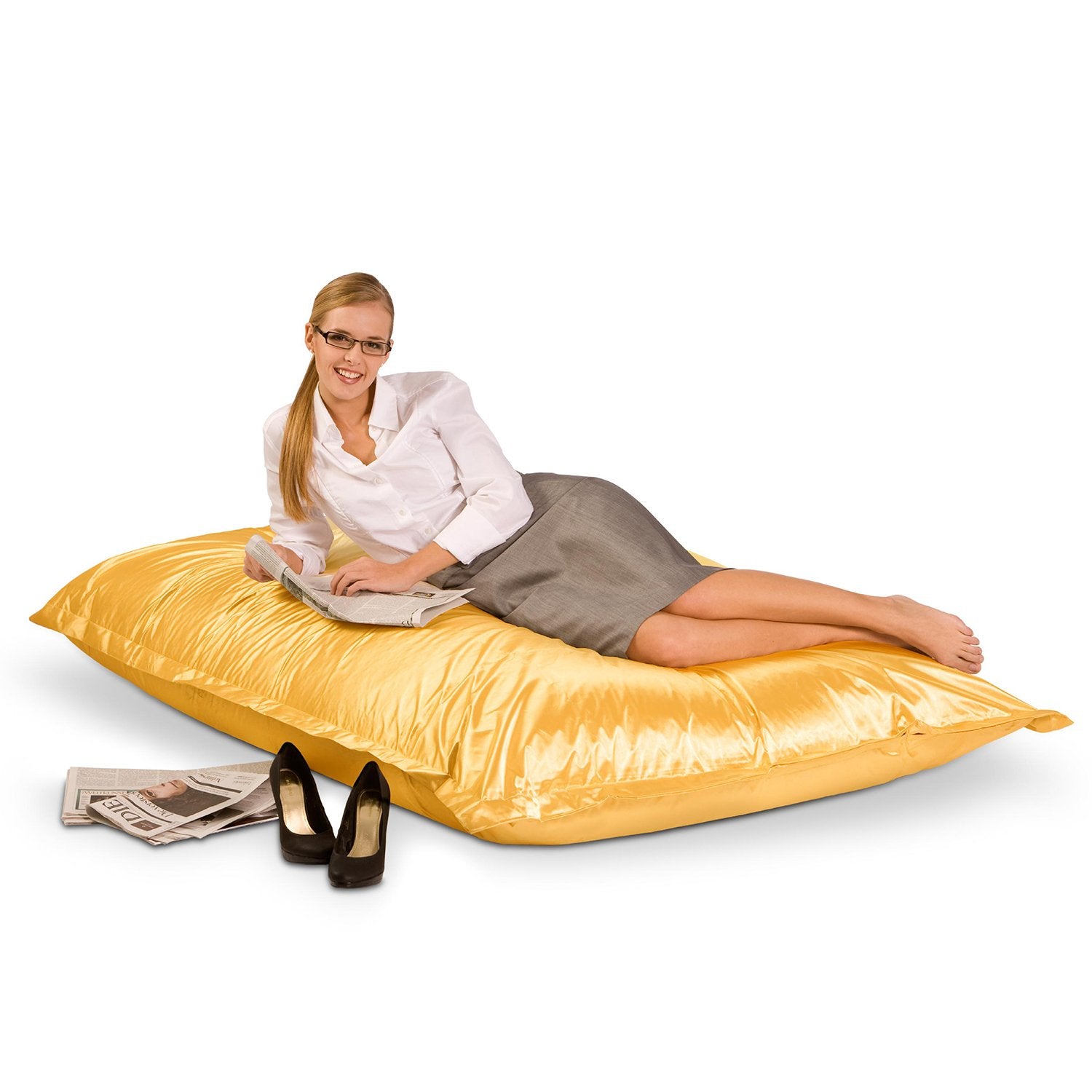 Sitzsack-metallic-gold-gelb