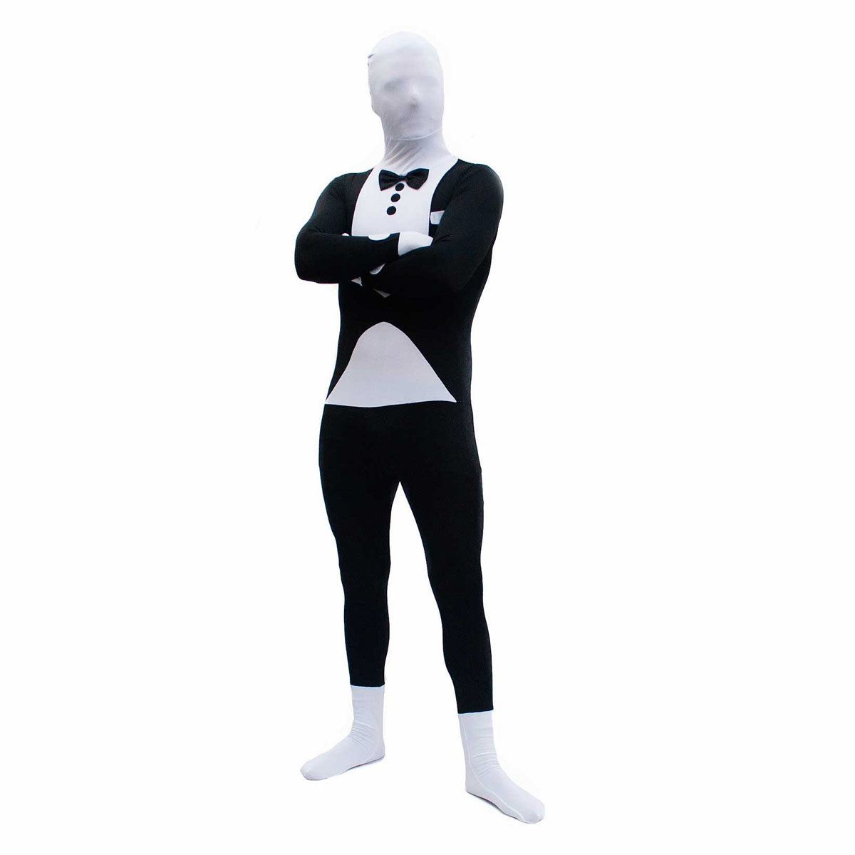 Smoking-Tuxedo-Spandex-Anzug