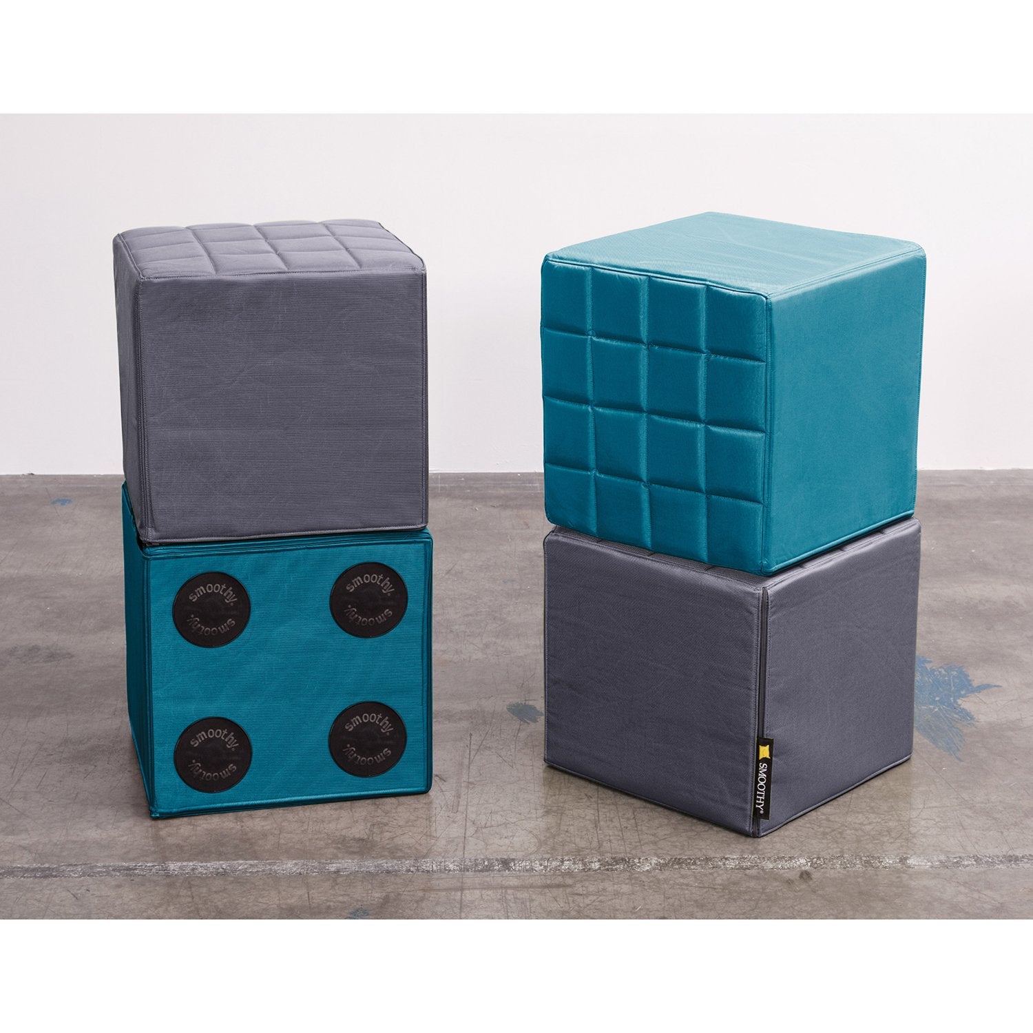 Smoothy-Cube-Sitzwurfel-Petrol