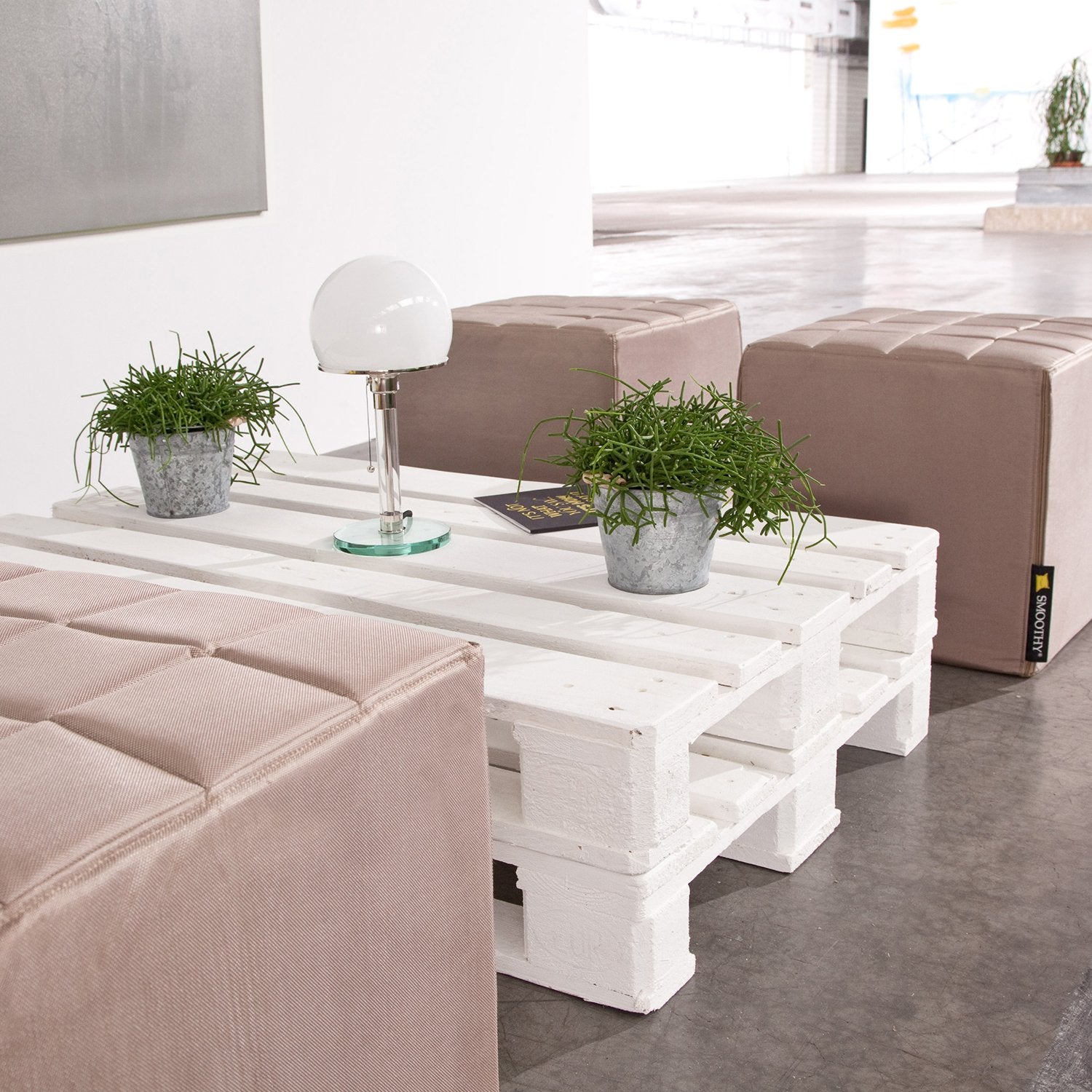 Smoothy-Lounge-Sitzwurfel-Beige