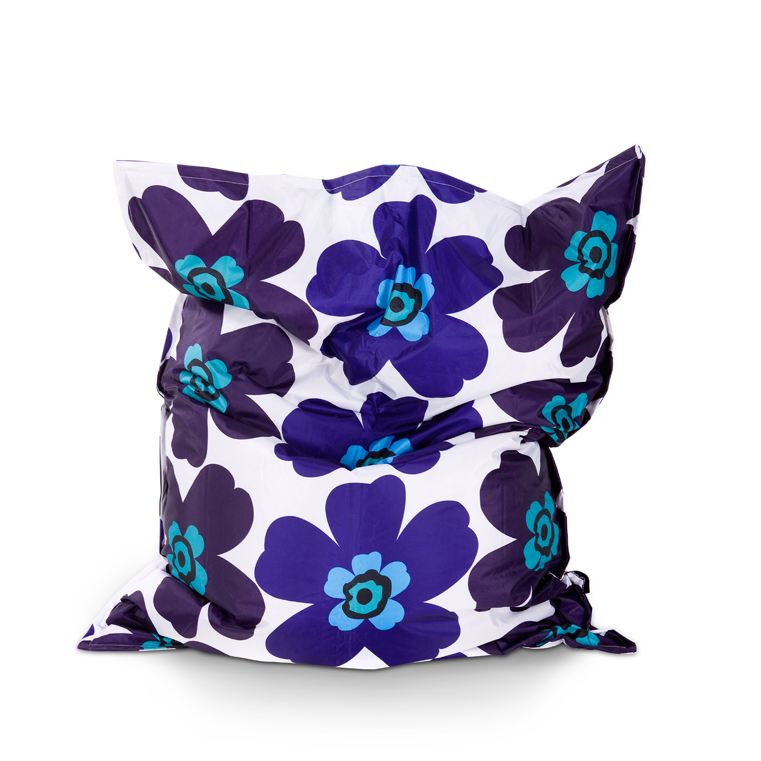 Smoothy-Sitzkissen-Floralia-indigo-blau