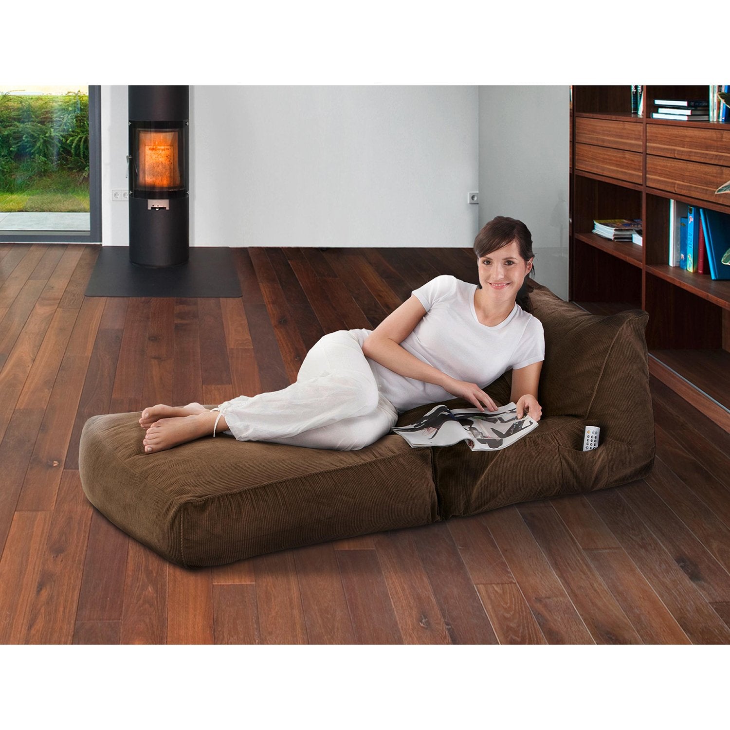 Smoothy-Sitzkissen-Lounge-Folder-cord-braun