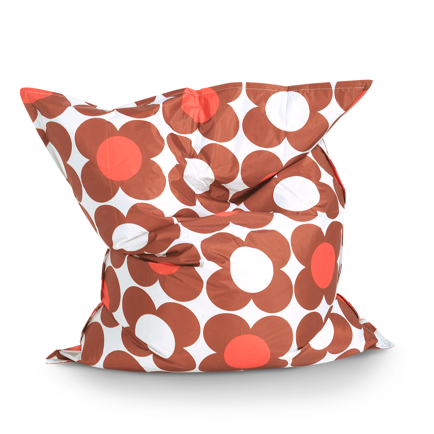 Smoothy-Sitzkissen-Nightflower-braun-orange