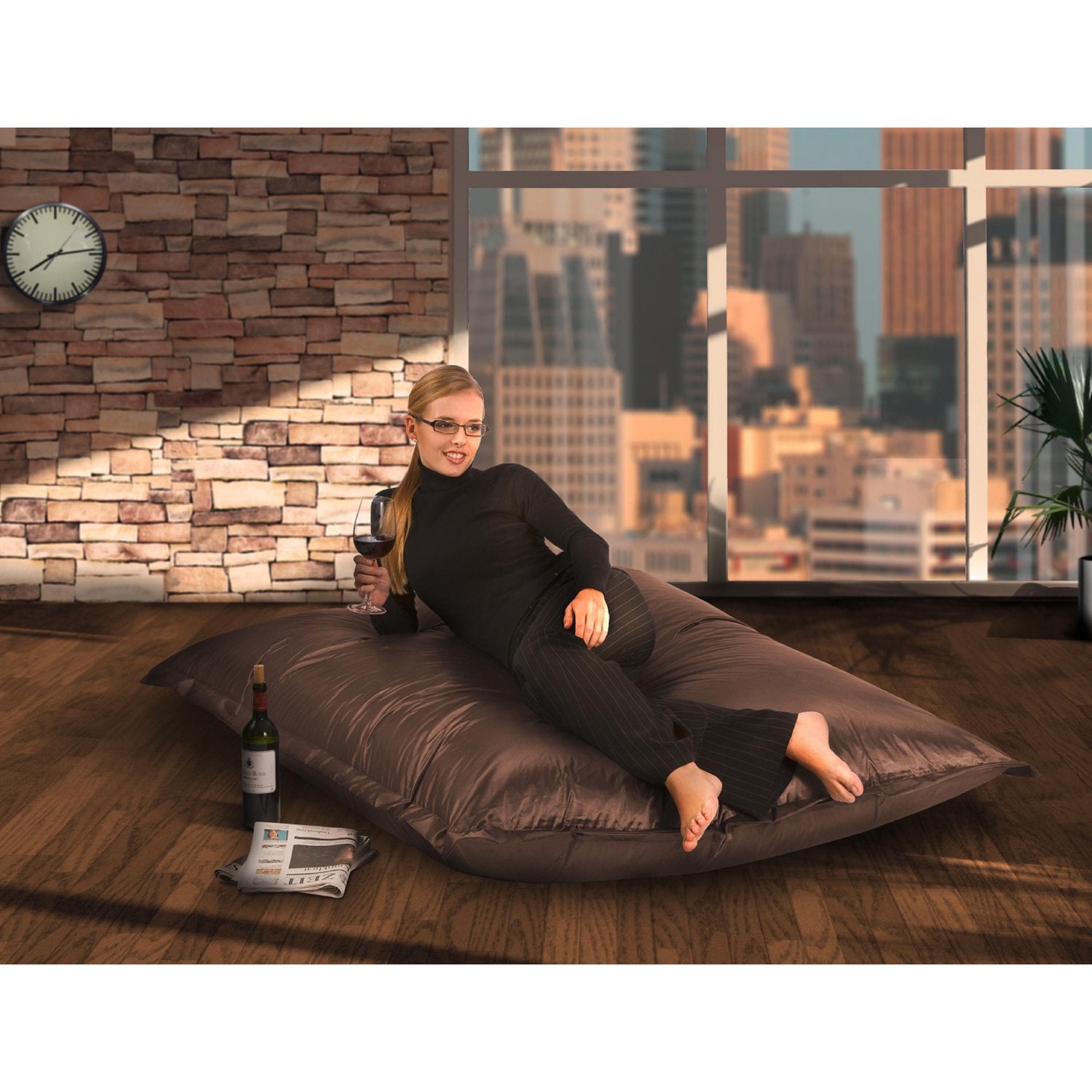 Smoothy-Sitzkissen-metallic-bronze