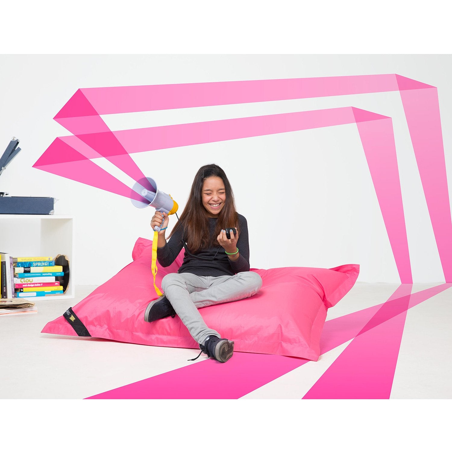 Smoothy-Sitzsack-Junior-Neon-Pink-Rosa