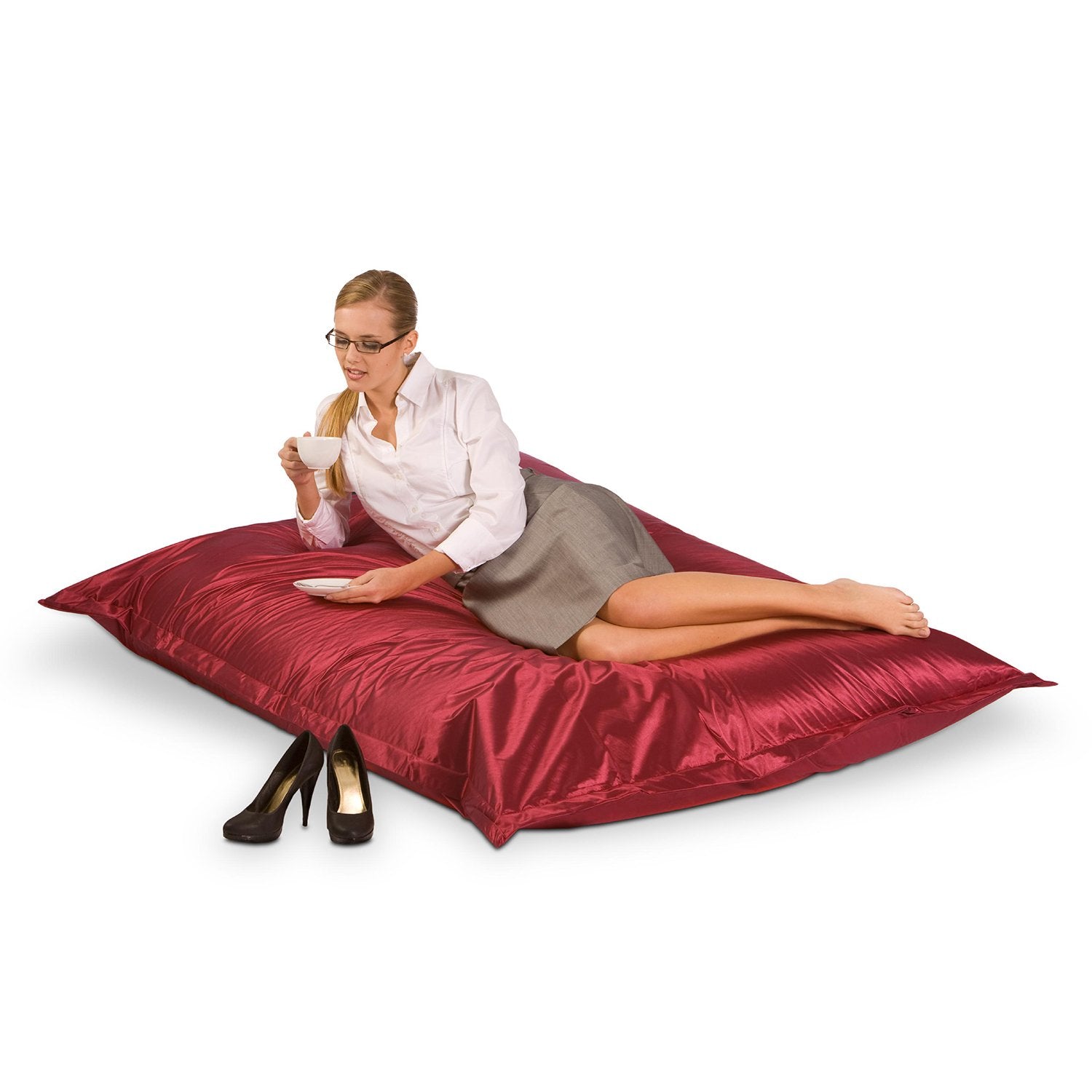 Smoothy-Sitzsack-metallic-rubin