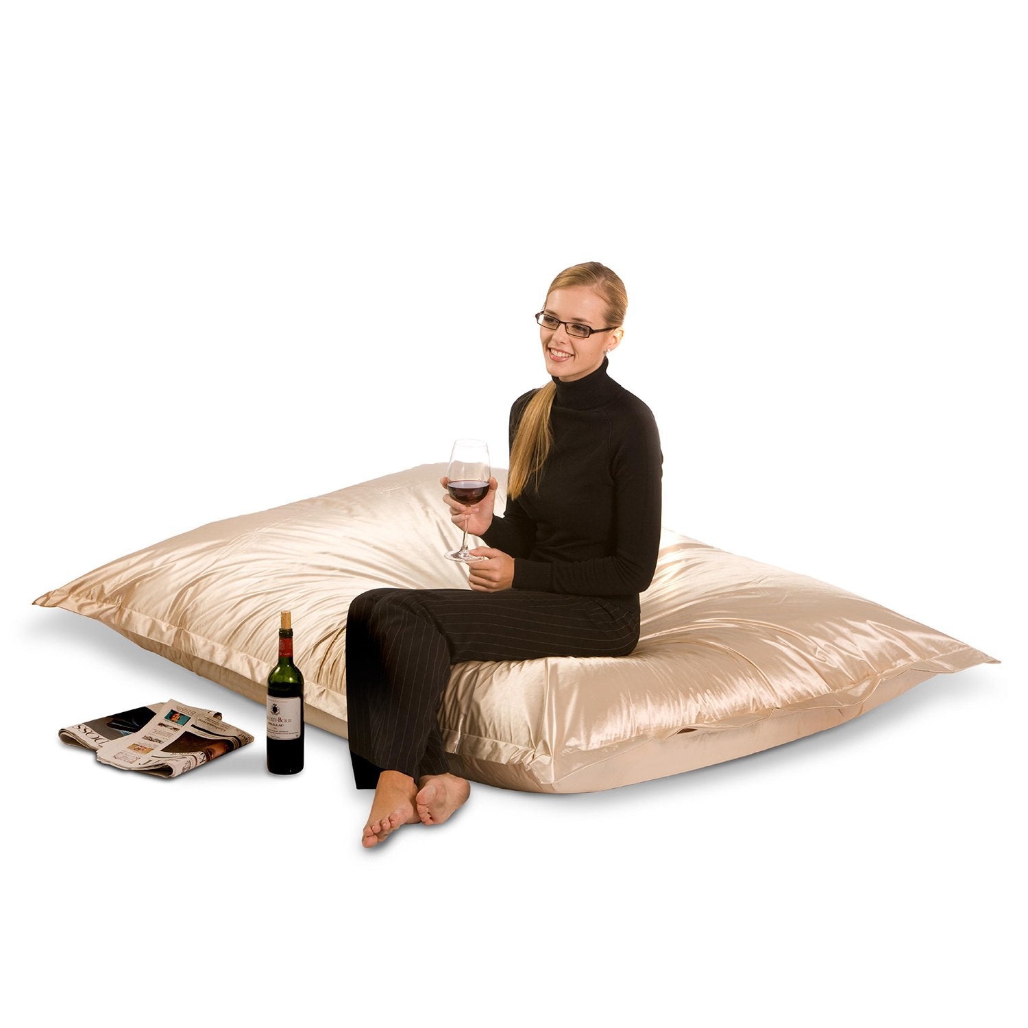 Smoothy-Sitzsack-metallic-weissgold