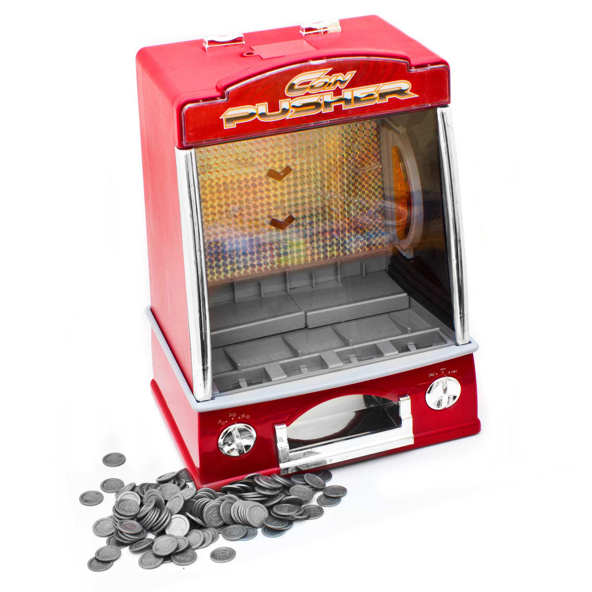 Spielzeug-Muenschieber