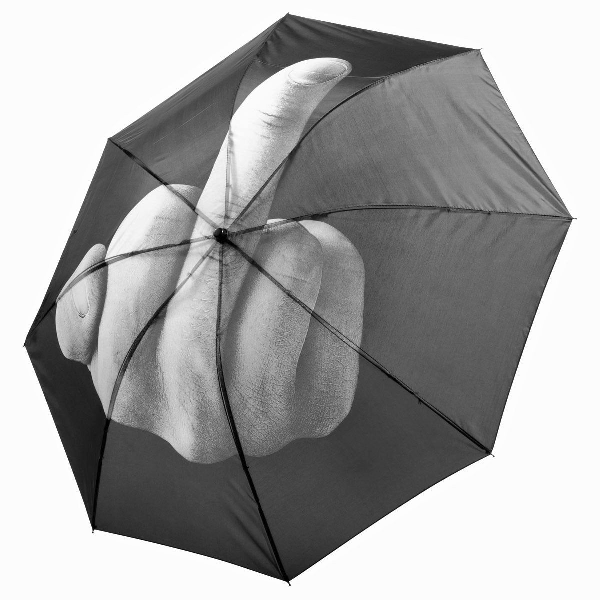 Stinkefinger-Regenschirm