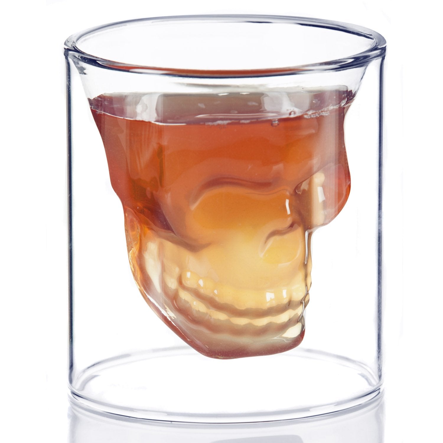 Totenkopf-Schnapsglas