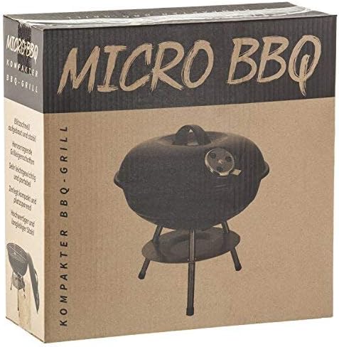 Micro BBQ Kugelgrill - Kompakter Holzkohle-Reisegrill für Camping