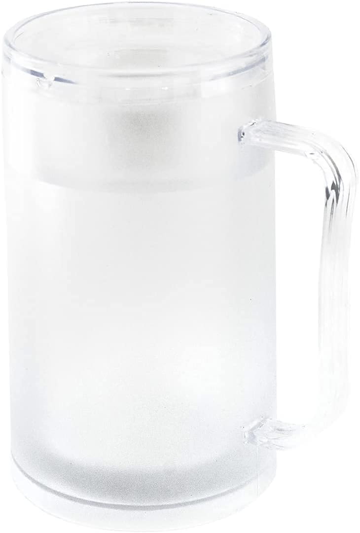 Eiskalter Kühlbecher - Gefrorener Bierkrug - 400 ml