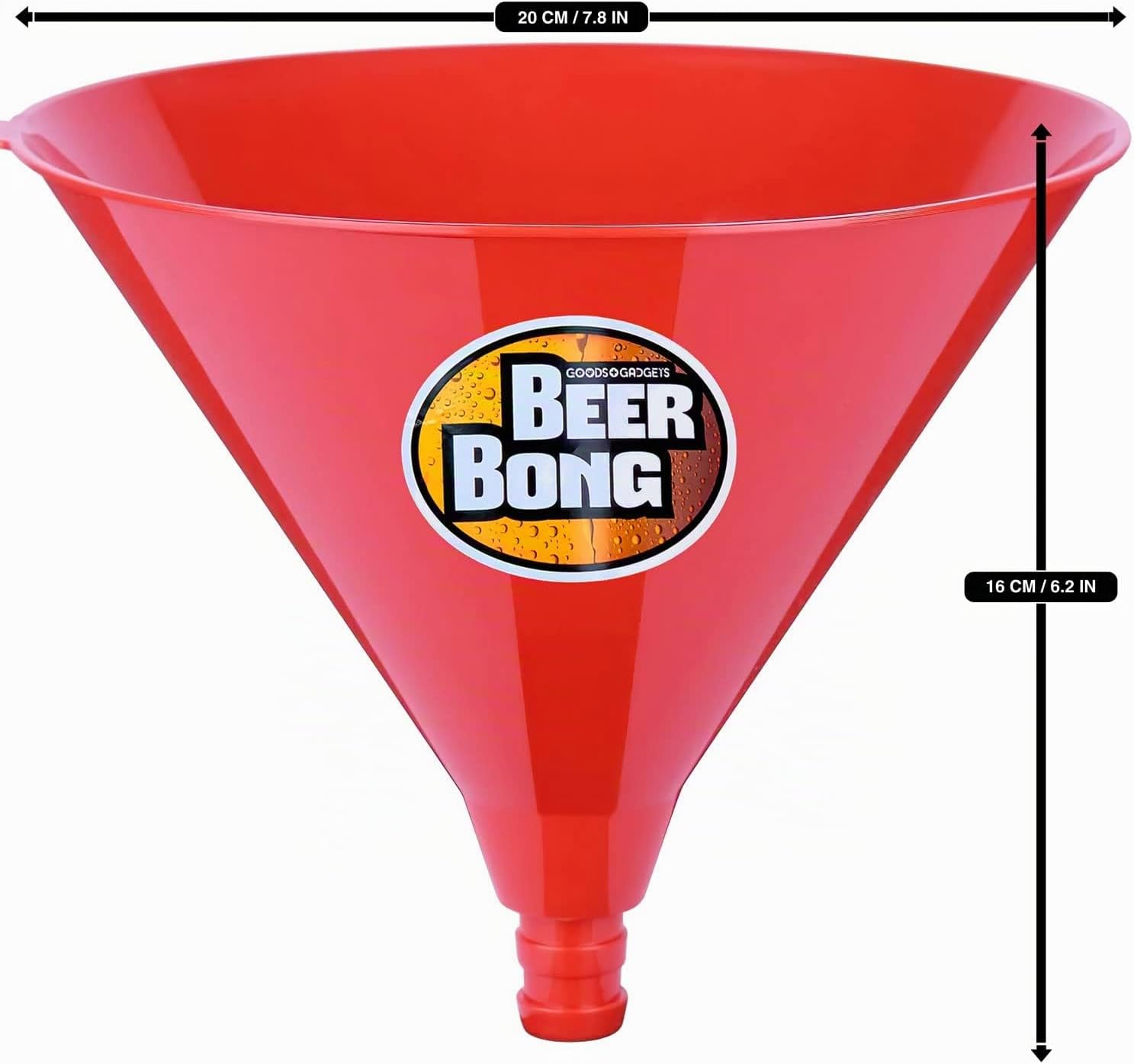 Bierbong Trichter - Party Bierstürzer mit Ventil & Schlauch