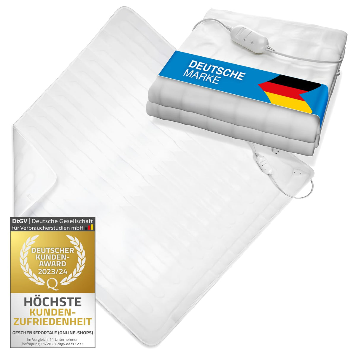 Elektrische Heizdecke 150x80 cm – Waschbares Wärmeunterbett – Hauptbild