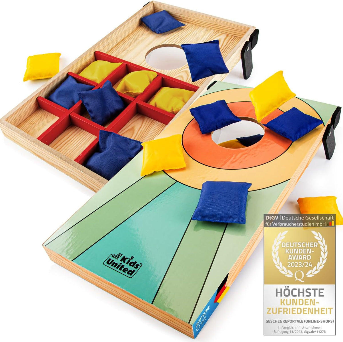 Mini Cornhole Wurfspiel - Kompaktes Outdoor-Set für Unterwegs – Hauptbild