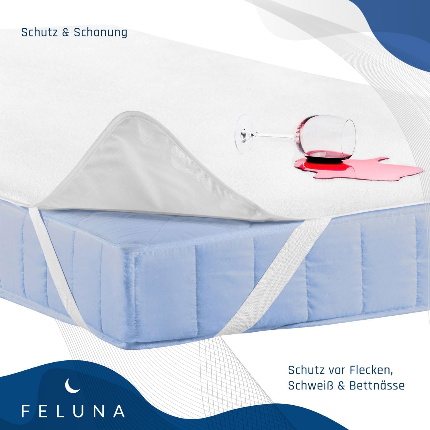 Wasserdichter Matratzenschoner 90x200cm - Premium Matratzenauflage