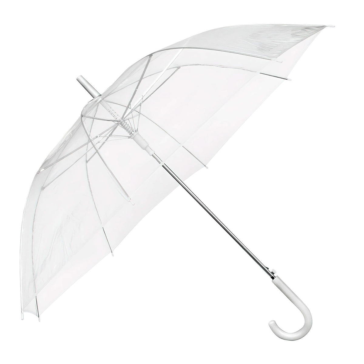 Transparenter Regenschirm - eleganter & durchsichtiger Stockschirm