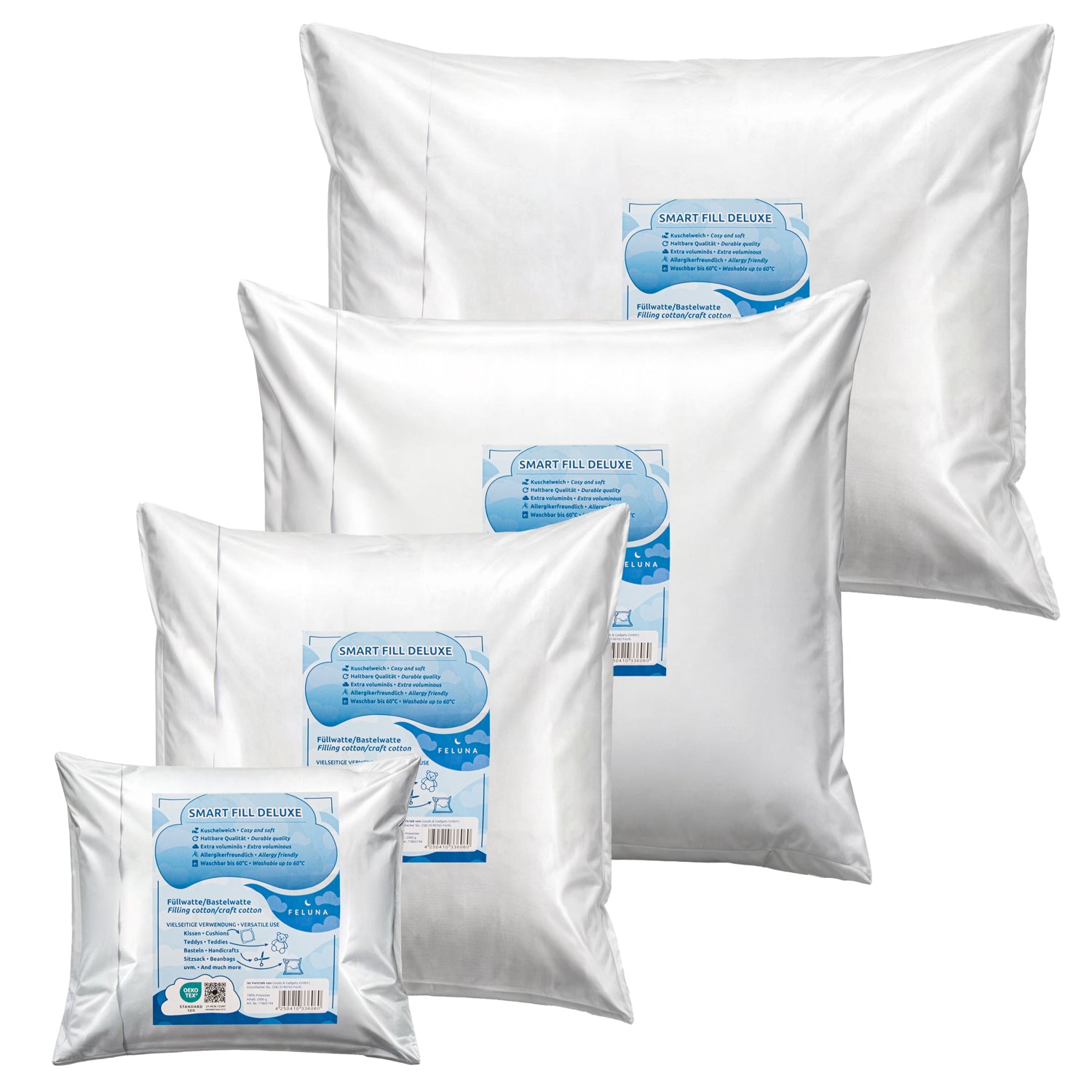 Premium Füllwatte - Füllmaterial aus 100% Ökotex Polyester