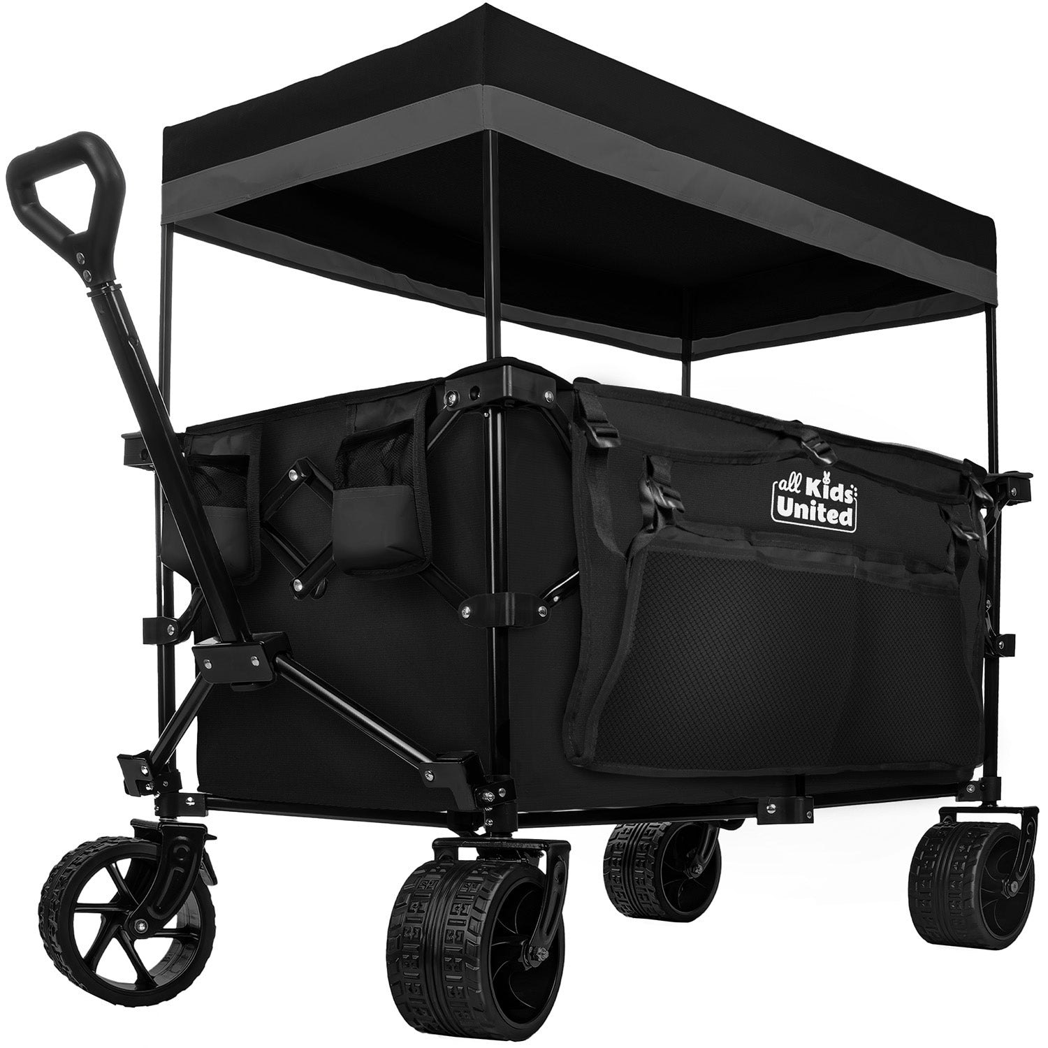 Faltbarer Bollerwagen - Strand-Buggy mit XXL Geländeräder und Bremse