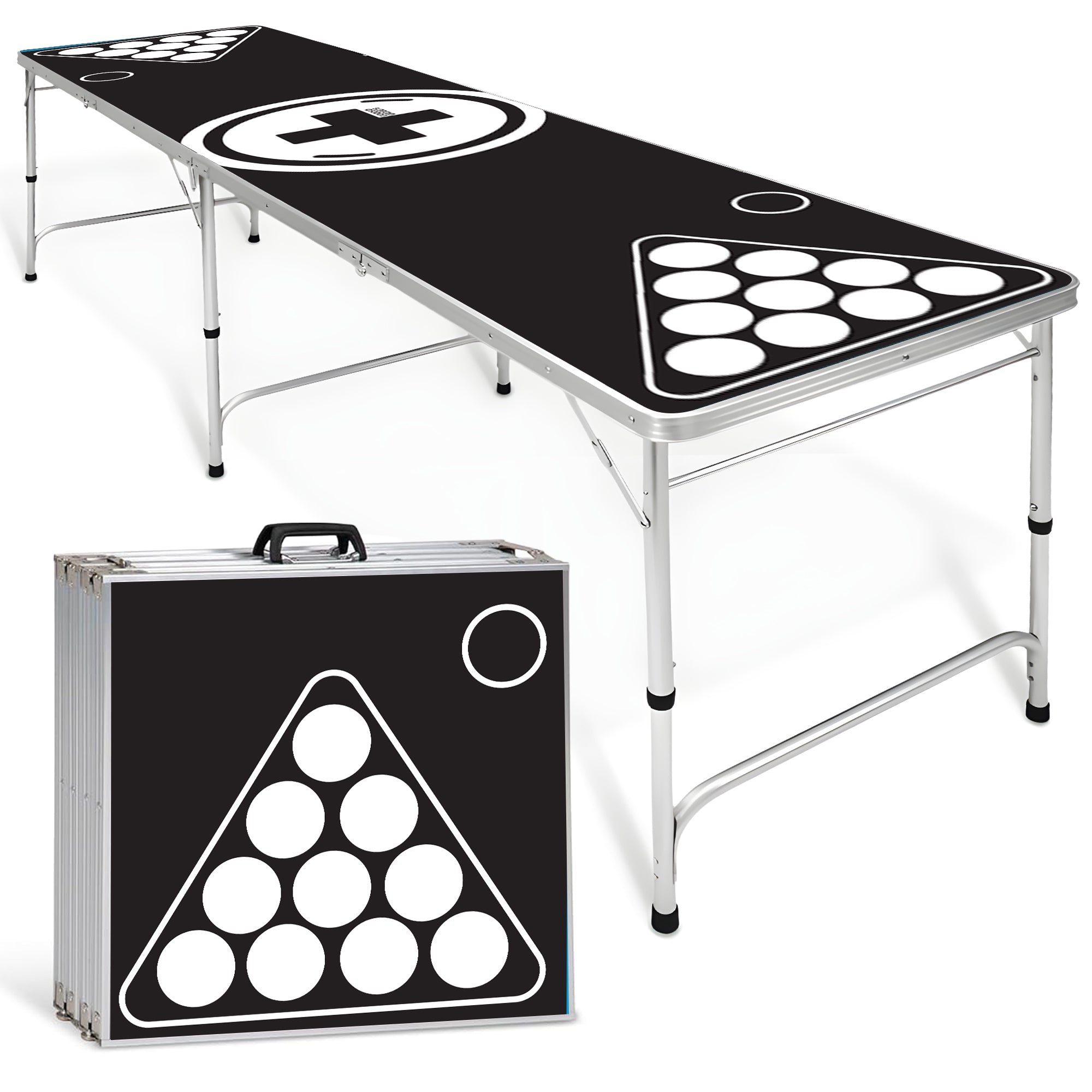 Klappbarer Bierpong-Tisch Set - Praktischer Beer Pong Tisch