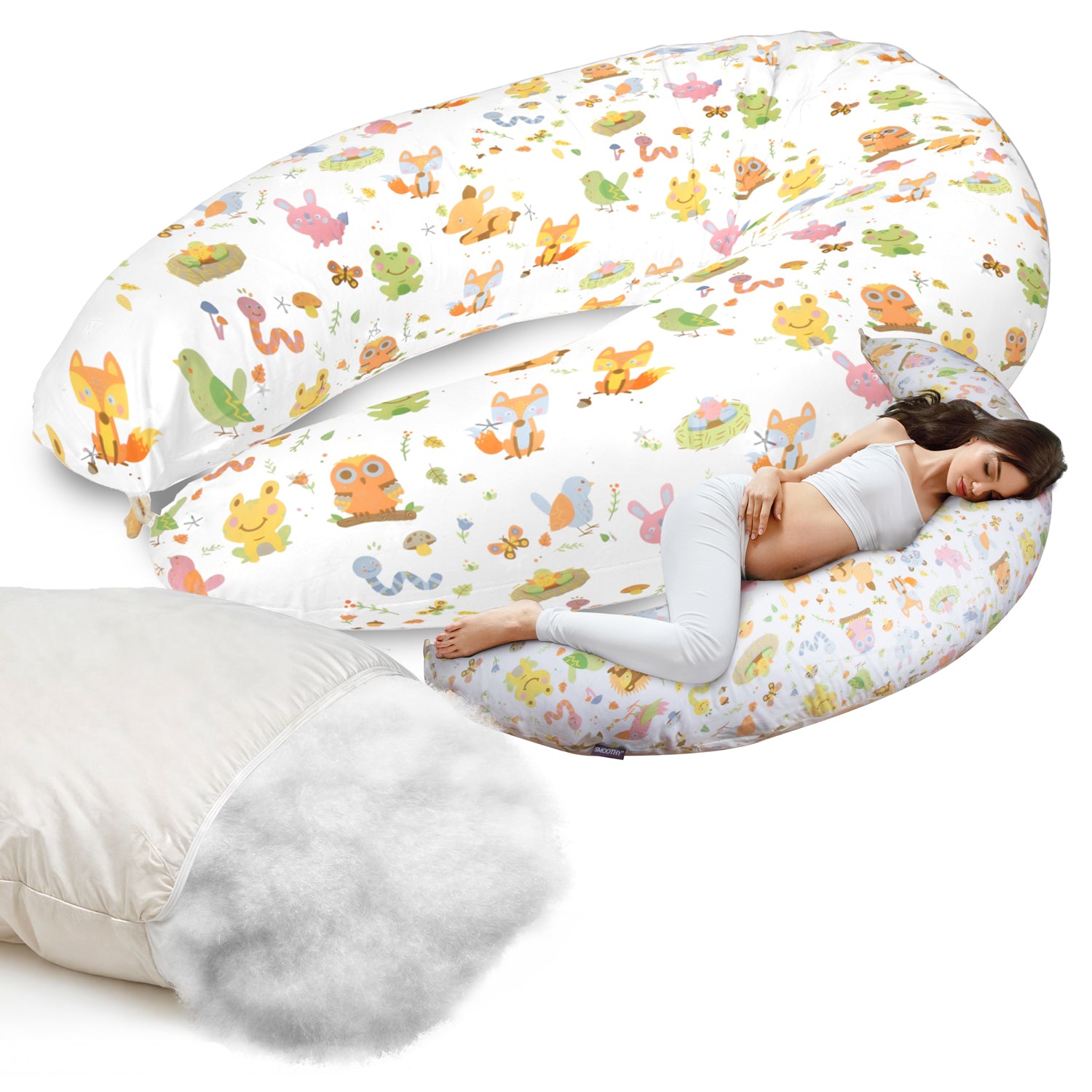 Stillkissen - Seitenschläferkissen & Schwangerschaftskissen Deluxe