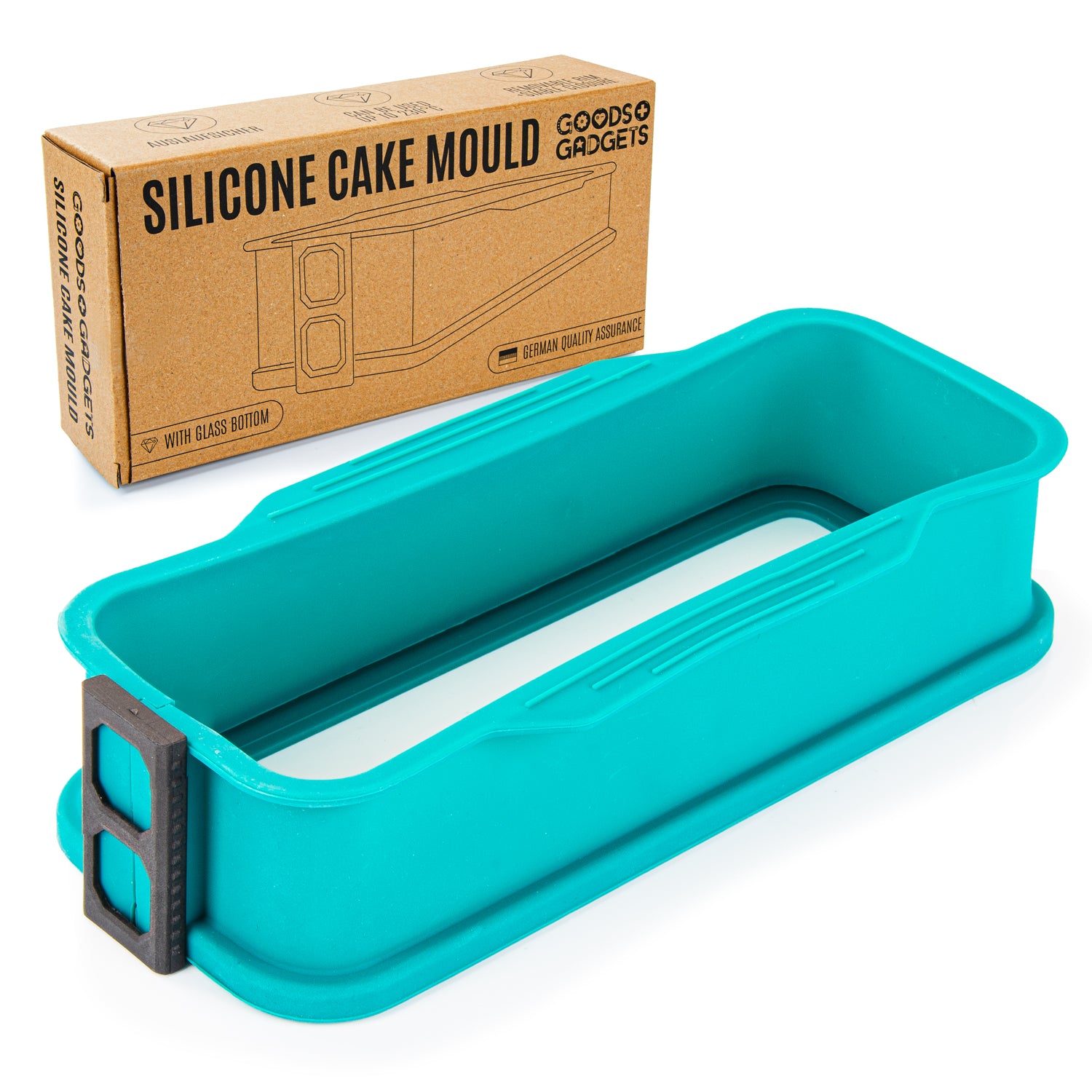 Backform - Silikon Springform 23cm mit Glasboden