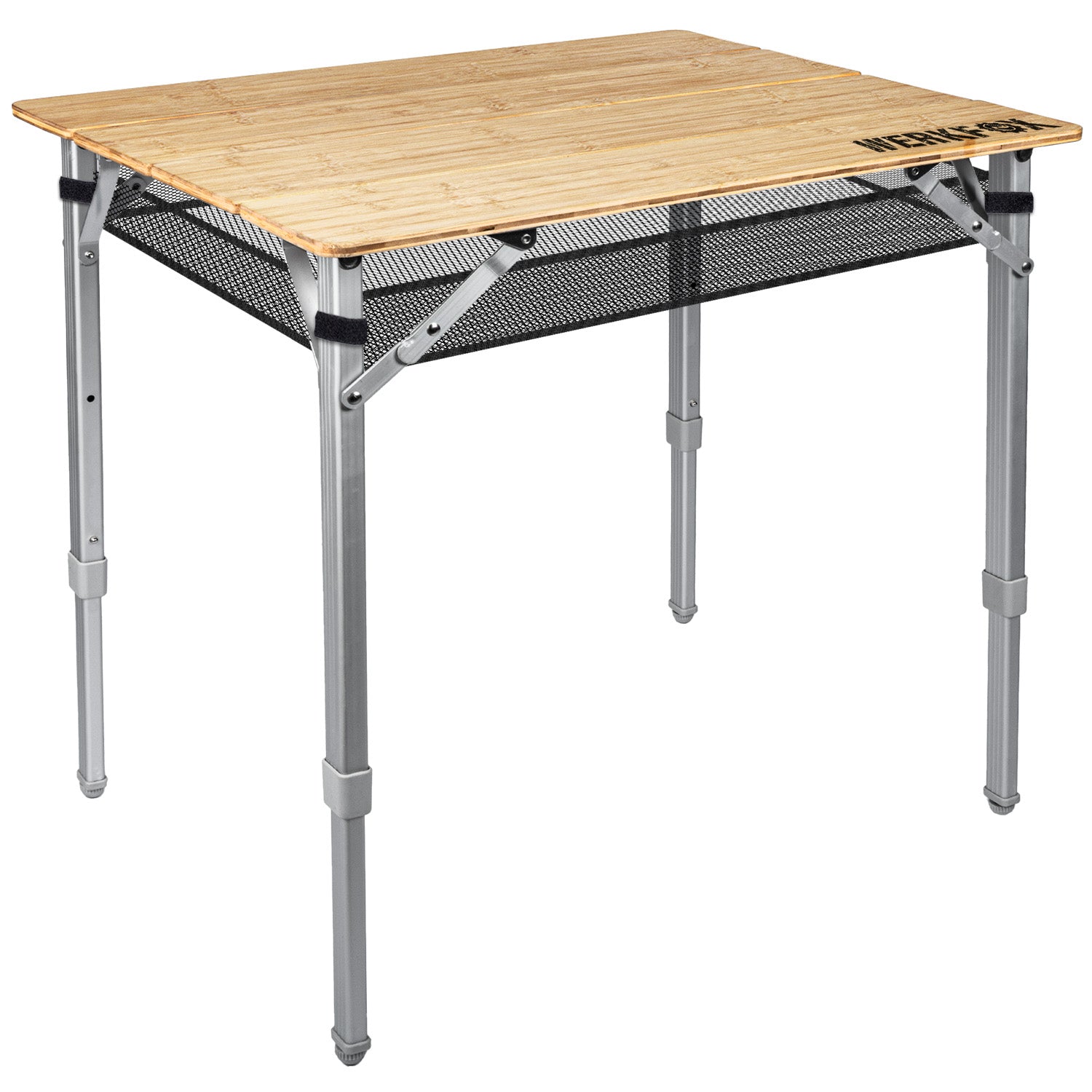 Klappbarer Campingtisch aus Bambus - Faltbarer Gartentisch