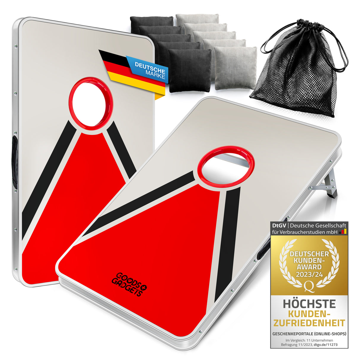 XXL Cornhole-Spiel Aluminium – Robustes Outdoor Wurfspiel